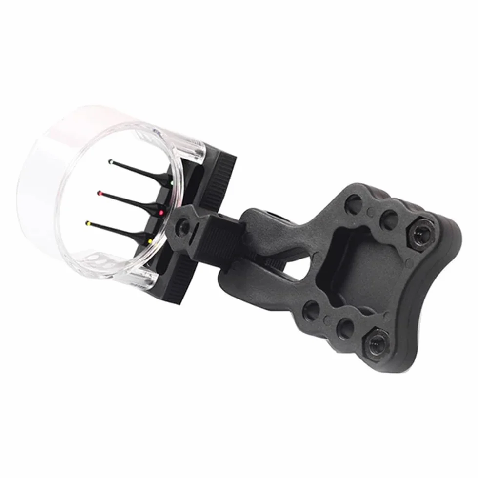 MiOYOOW Mirino ad arco composto micro regolabile 3 pin per caccia