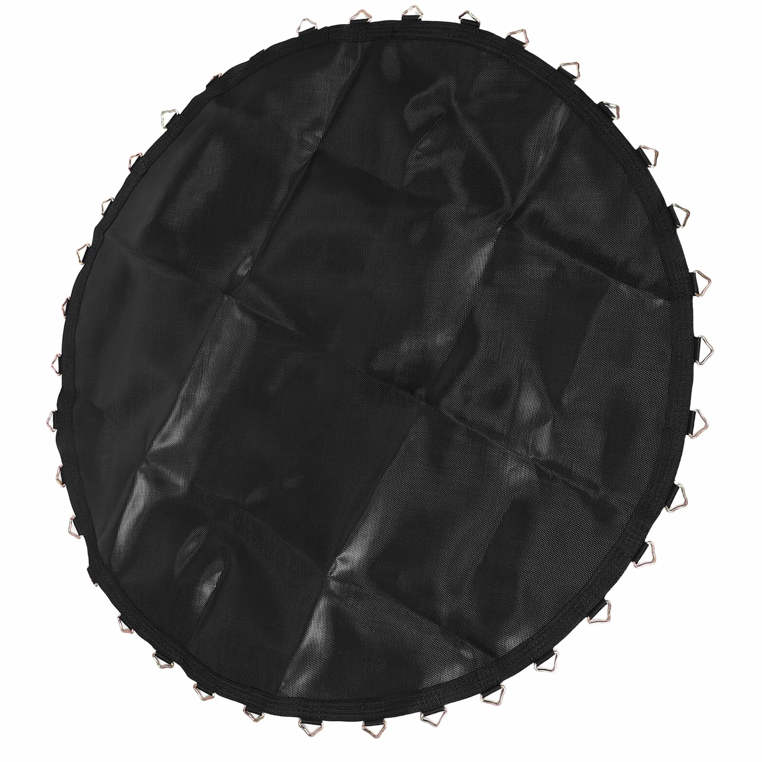 Tappetino rotondo per trampolino da 4,2 m, con 36 ganci a V resistenti, superficie elastica in rete per salto per fitness all'aperto, accessorio di riparazione versatile, sicuro e robusto
