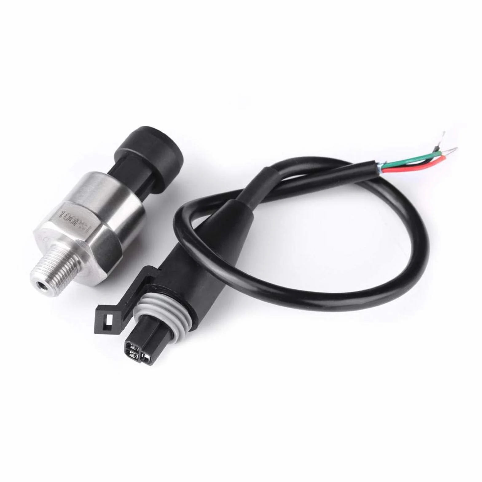 Sensore Per Pressione Olio Auto, Trasduttore Di Pressione, Sensore Di Pressione In Acciaio Inossidabile Con Filettatura Npt 1/8 "per Olio Combustibile Aria Acqua(100psi)