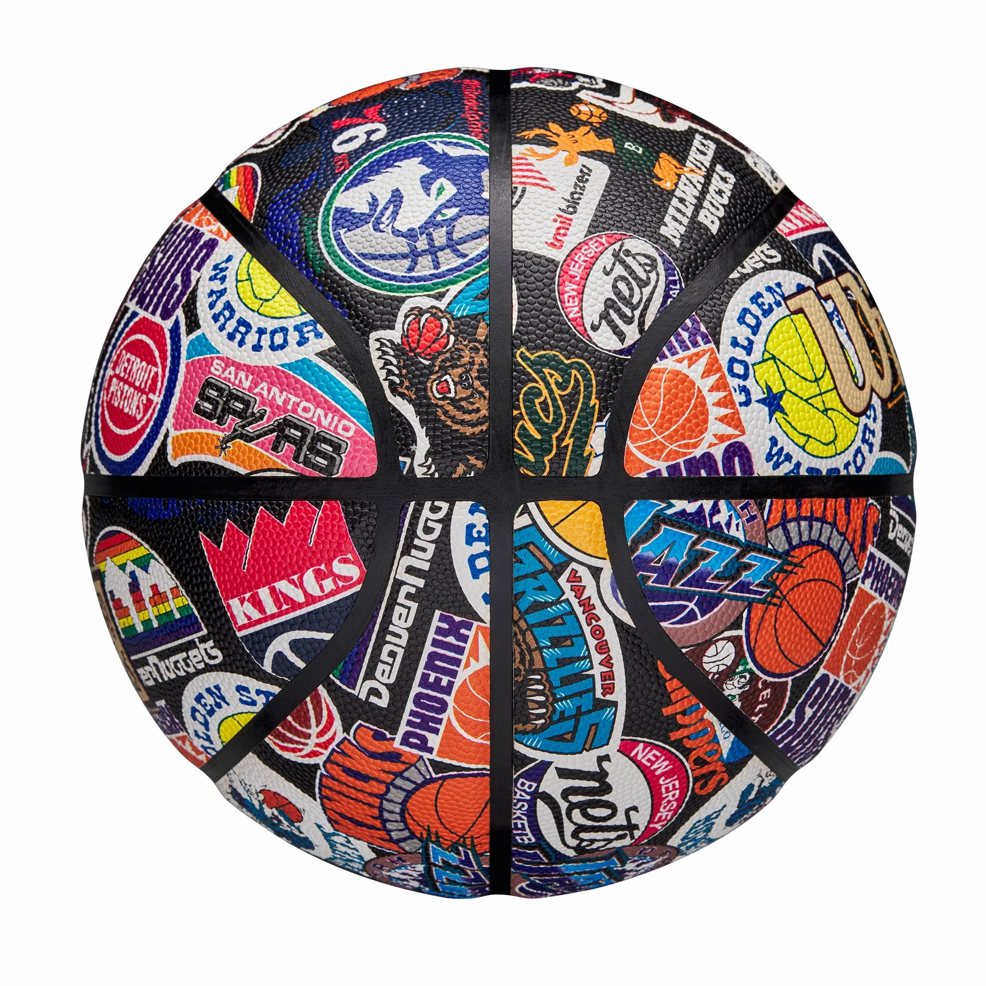 Wilson Pallone da Basket Retrò NBA All Team Taglia 7 Dual Depth Pure Feel