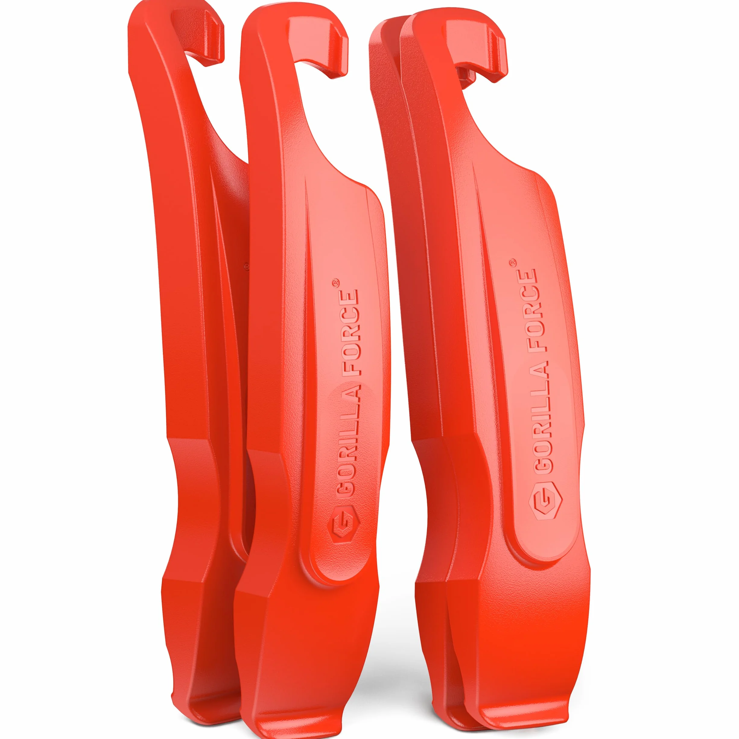 Gorilla Force Cacciagomme per Bici Ultra Resistenti Rosso Fuoco Confezione da 4