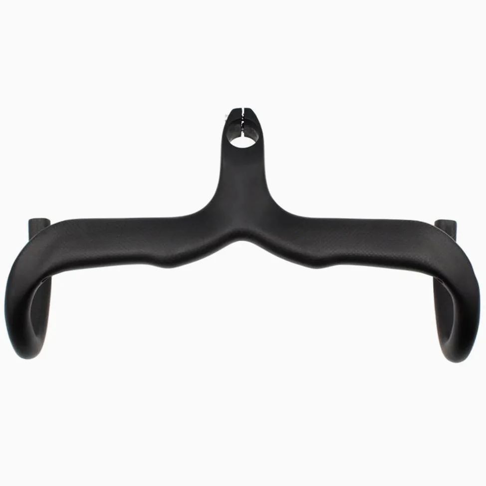 RXL SL Carbon Manubrio per bici da corsa 28,6 mm manubrio integrato bici corsa nero 3K opaco 420-100 mm