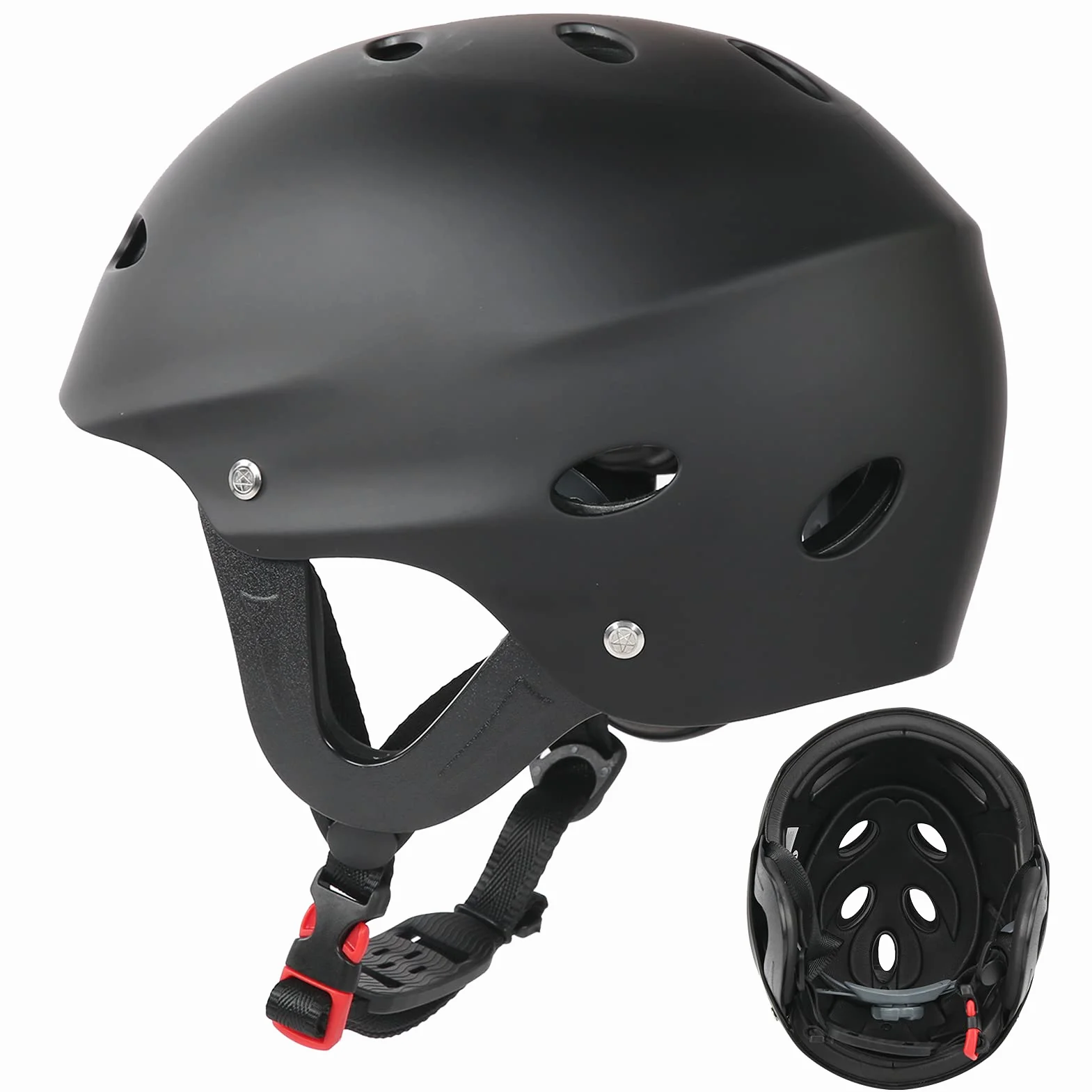 Casco sport acquatici adulti ABS Eva regolabile 11 prese d'aria ultraleggero