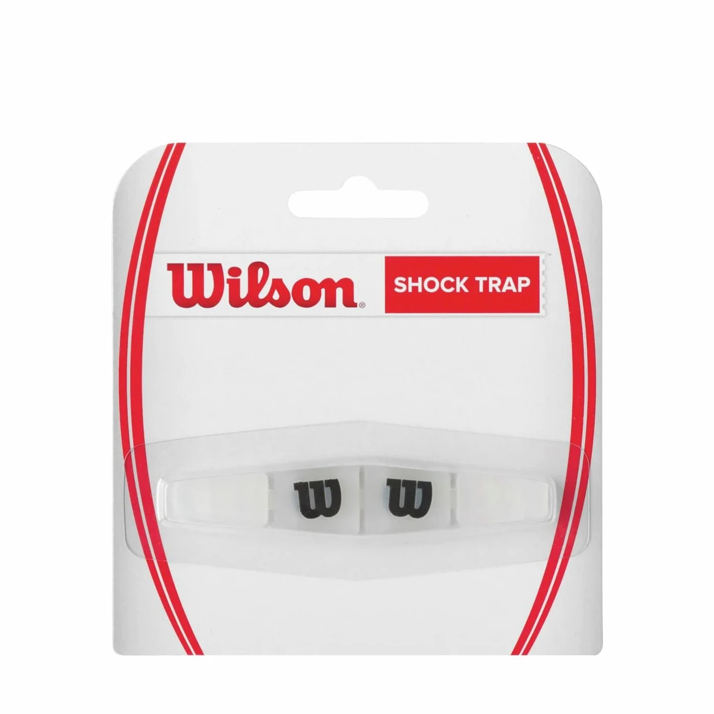 Wilson Antivibrazione Shock Trap WRZ537000 Trasparente Nero per Racchetta