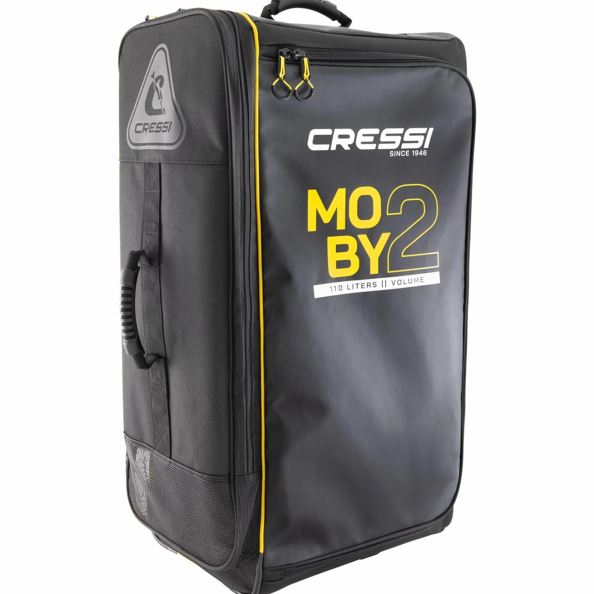 Cressi Moby 2 Trolley Bag 110 L Nero/Giallo