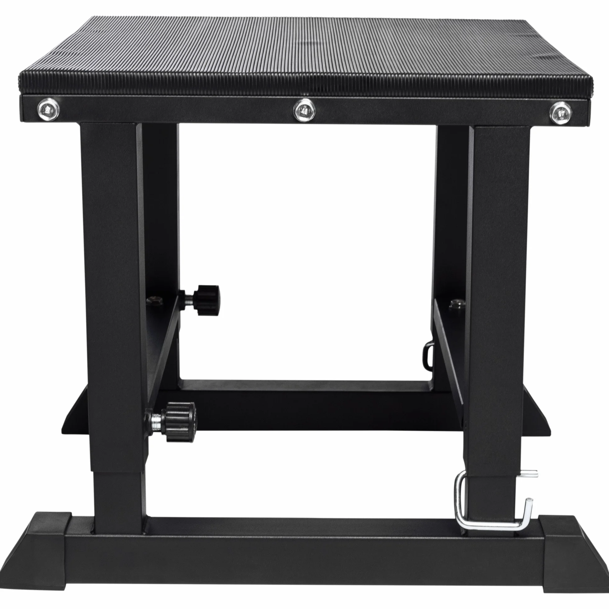 GORILLA SPORTS® Plyobox Acciaio Regolabile 5 Altezze 300 kg 59x50x45-65 cm Nero Jump-Box