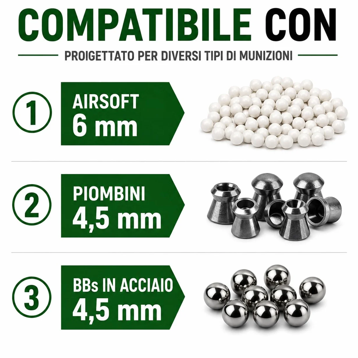 Supporto per bersagli in acciaio 14x14 cm per Airsoft, Airgun, pellet - Nero