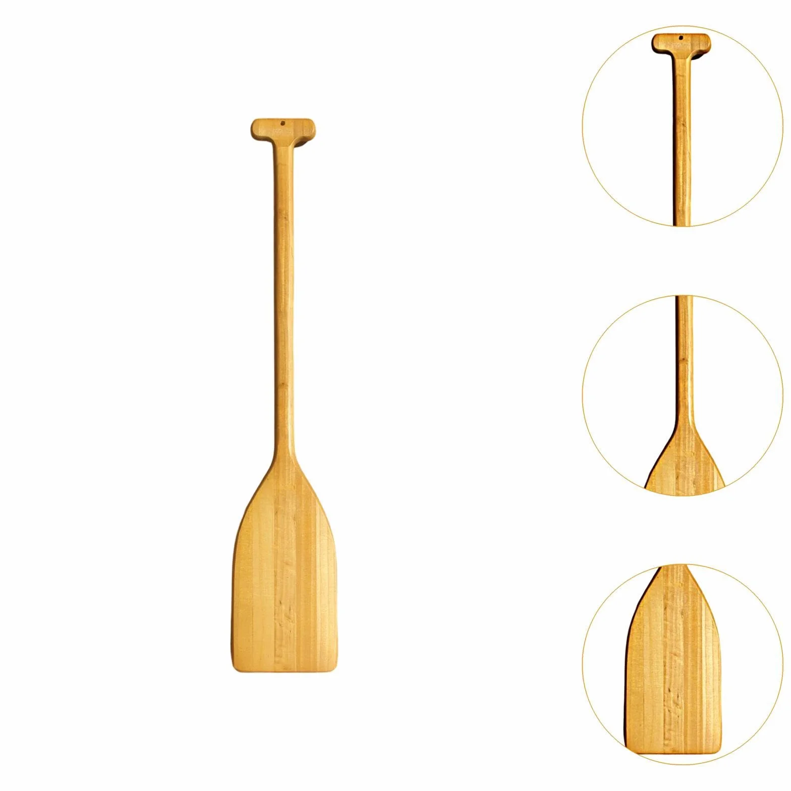 Pagaia in Legno per Barca 90 Cm, Leggera, Robusta, Decorazione Nautica, Remo per Canoa