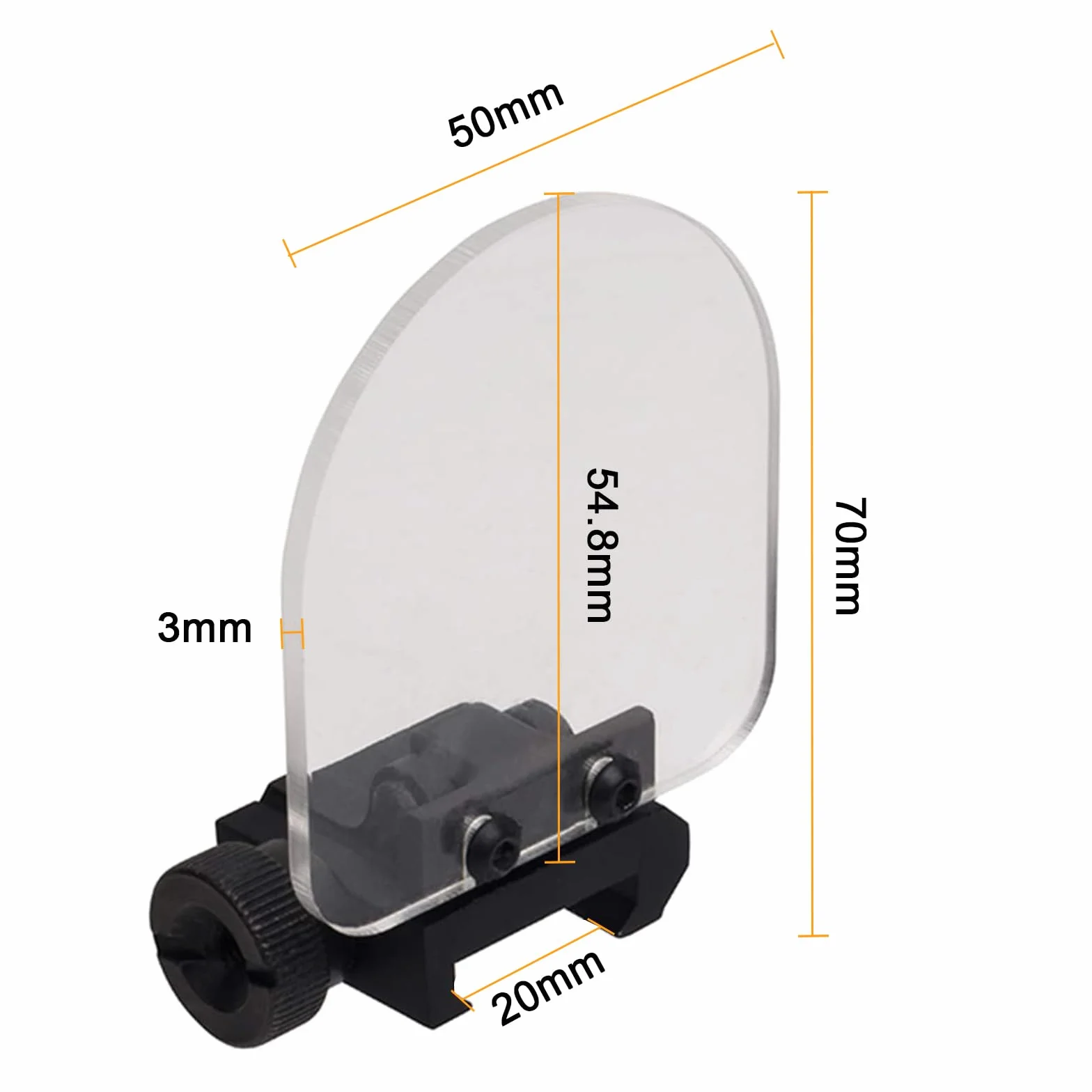 Scope Protector Airsoft 20mm Rail Tactical Lens Robusto
