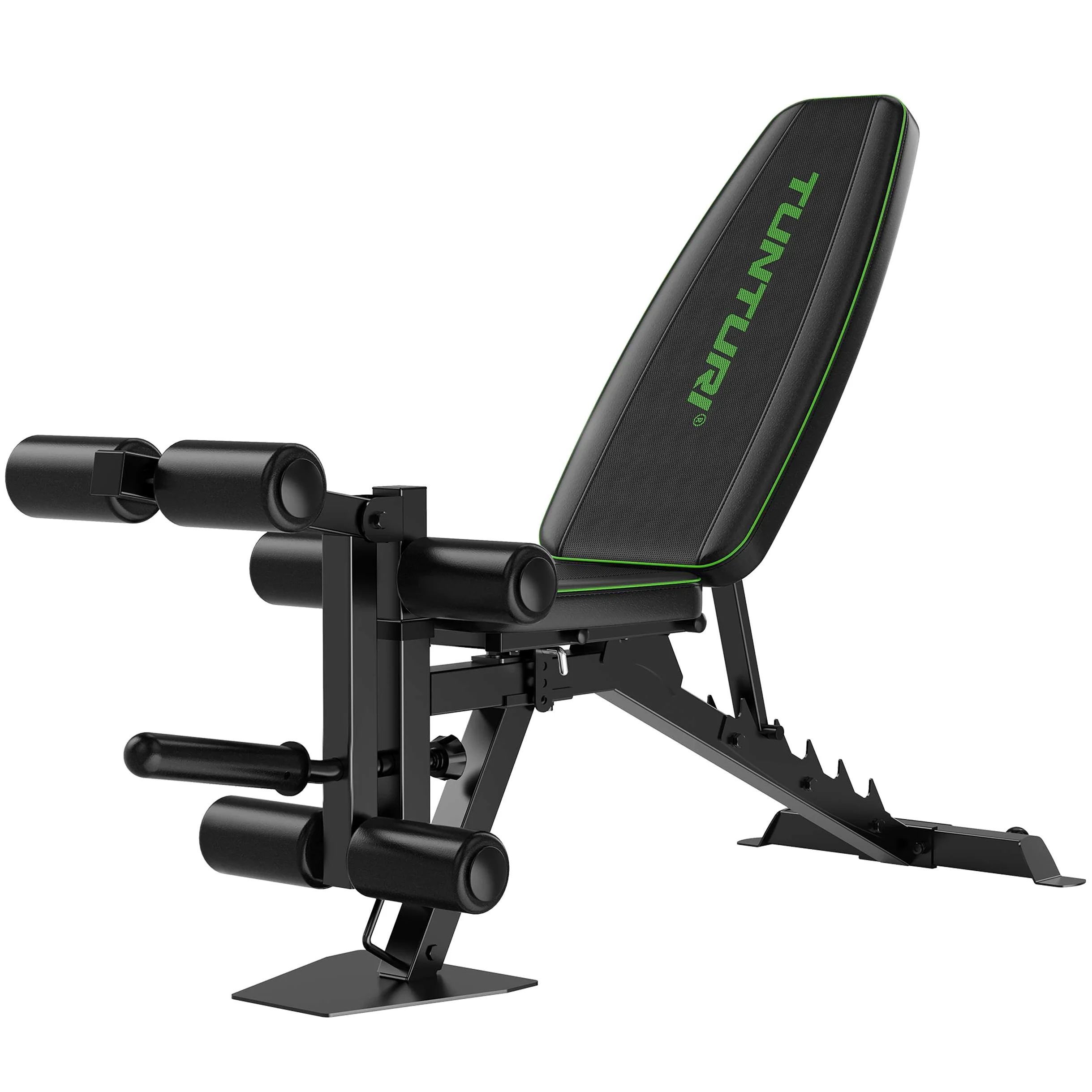 Tunturi UB60 Panca Palestra Utility Bench Panca inclinata, Nero, 1
