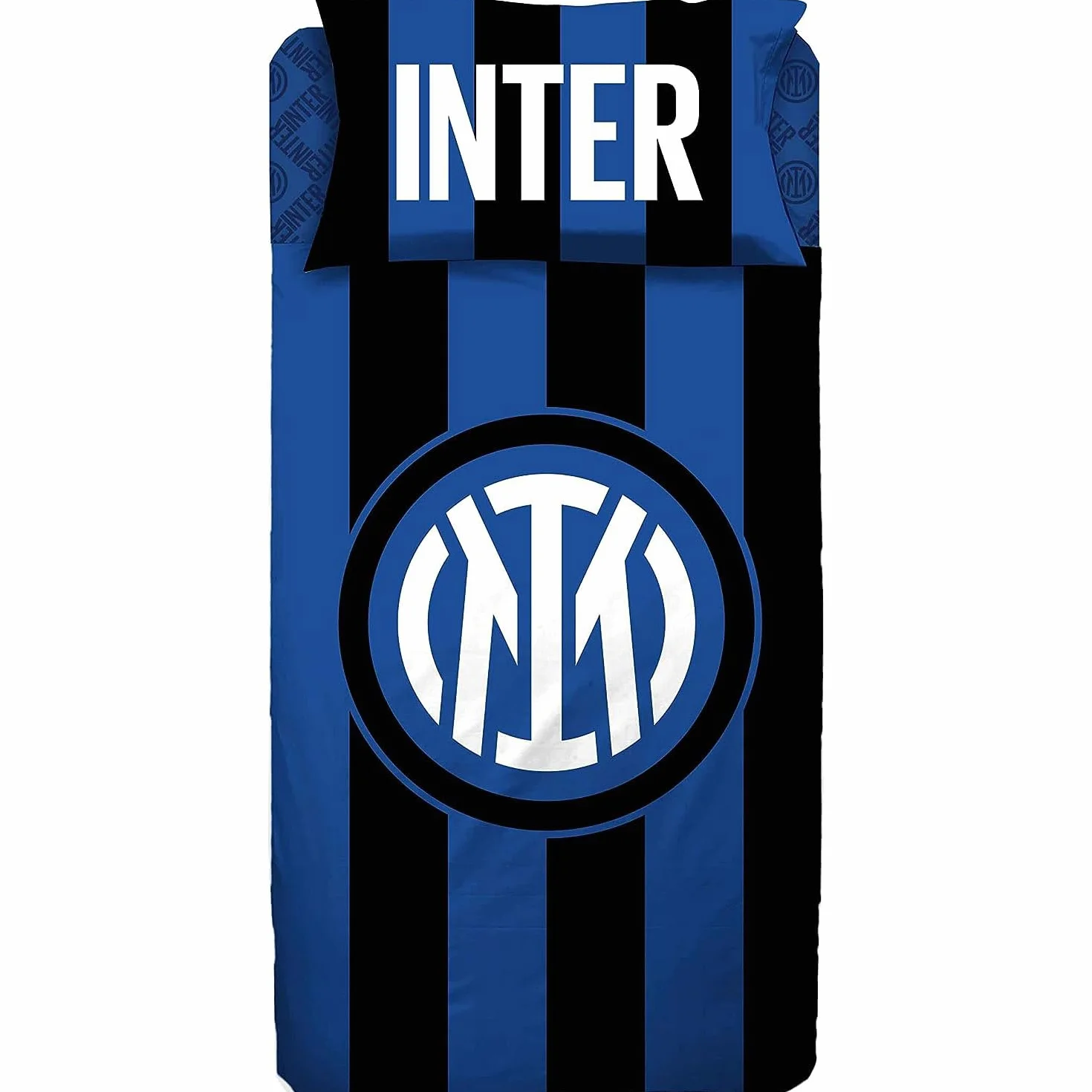 F.C. Inter Completo Lenzuolo 1 Piazza Logo Nuovo Prodotto Ufficiale