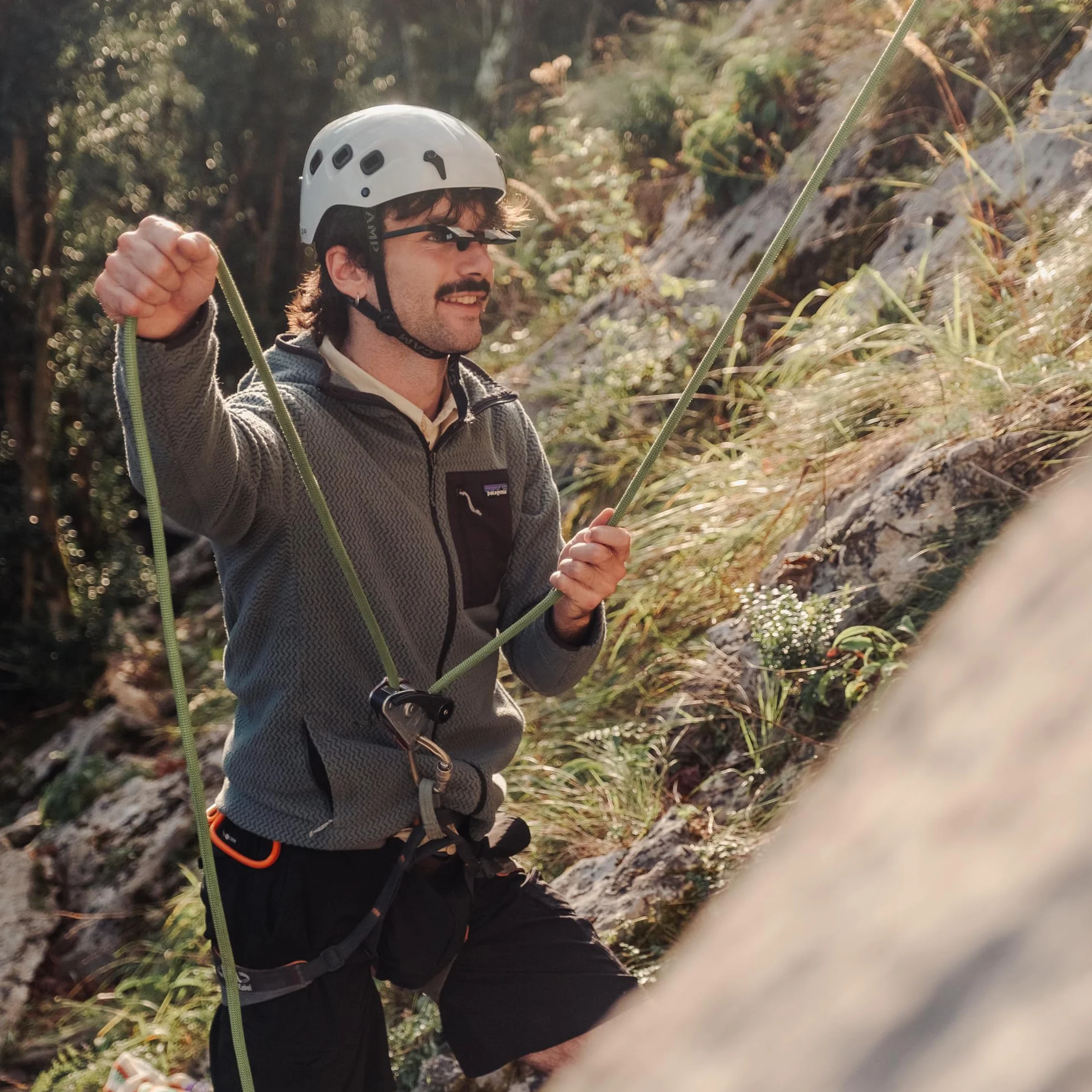 Occhiali Belay per Arrampicata