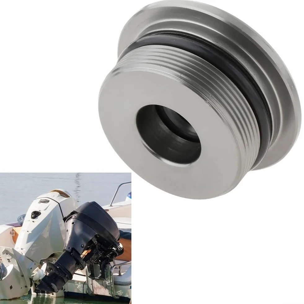 Trim Tilt Assy Screw End Cap, 64E-43821-00 Ricambio in alluminio anodizzato duro per Showa Style 115-250 Motori fuoribordo Uso marino professionale