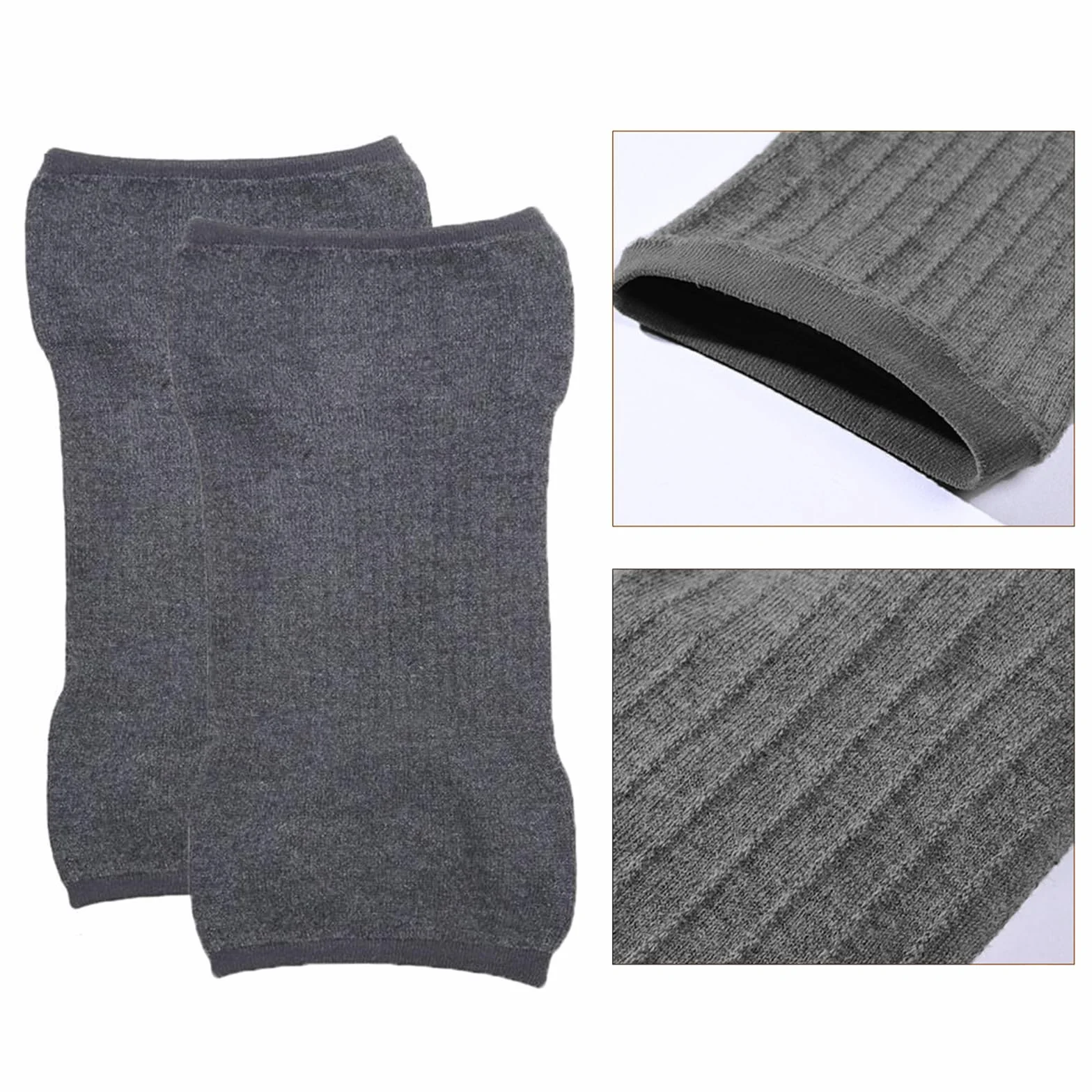 Helweet Ginocchiere Elastiche Termiche per Sport, Danza, Yoga, Corsa (L)