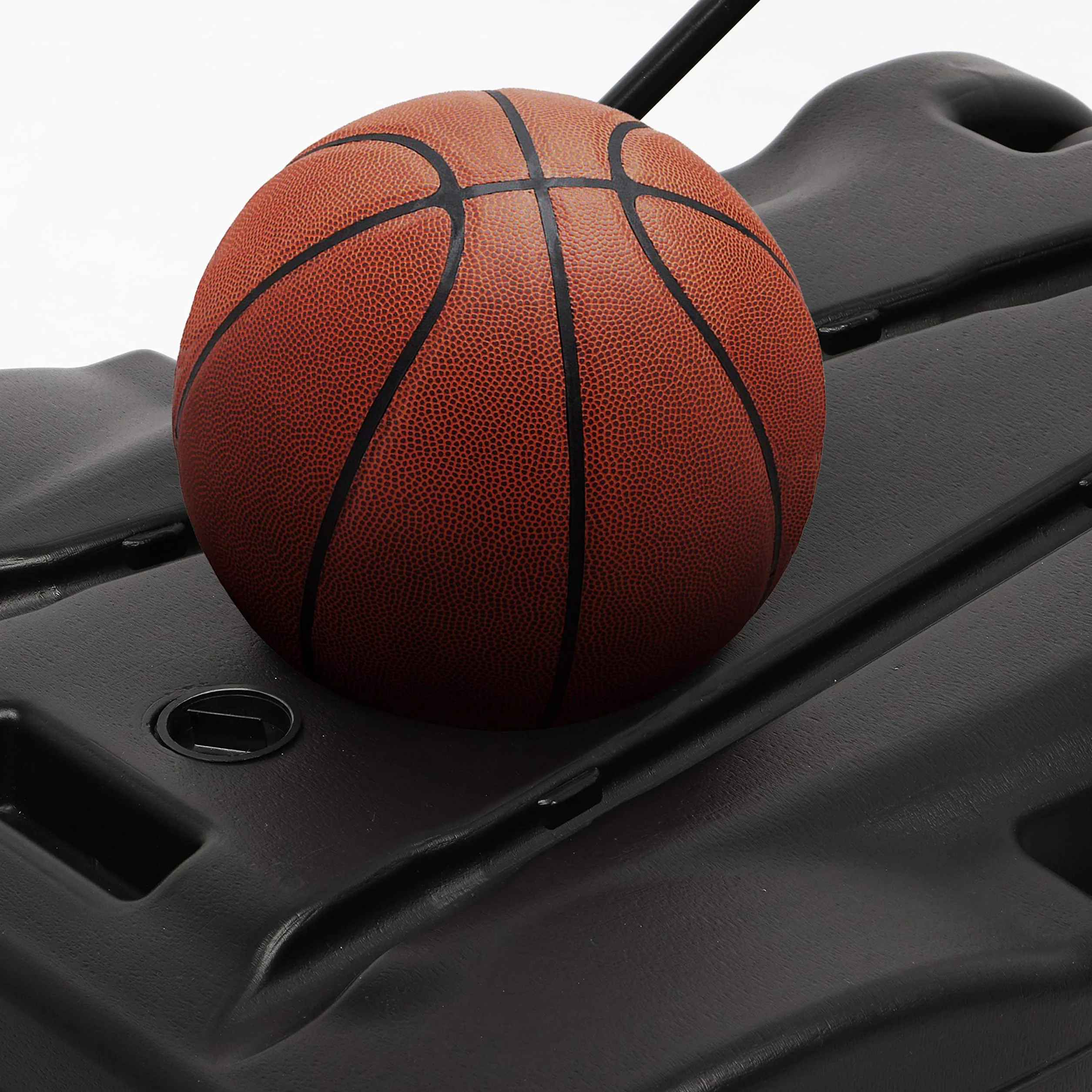 Yaheetech Cestino da basket regolabile 159-214 cm con ruote per interni ed esterni