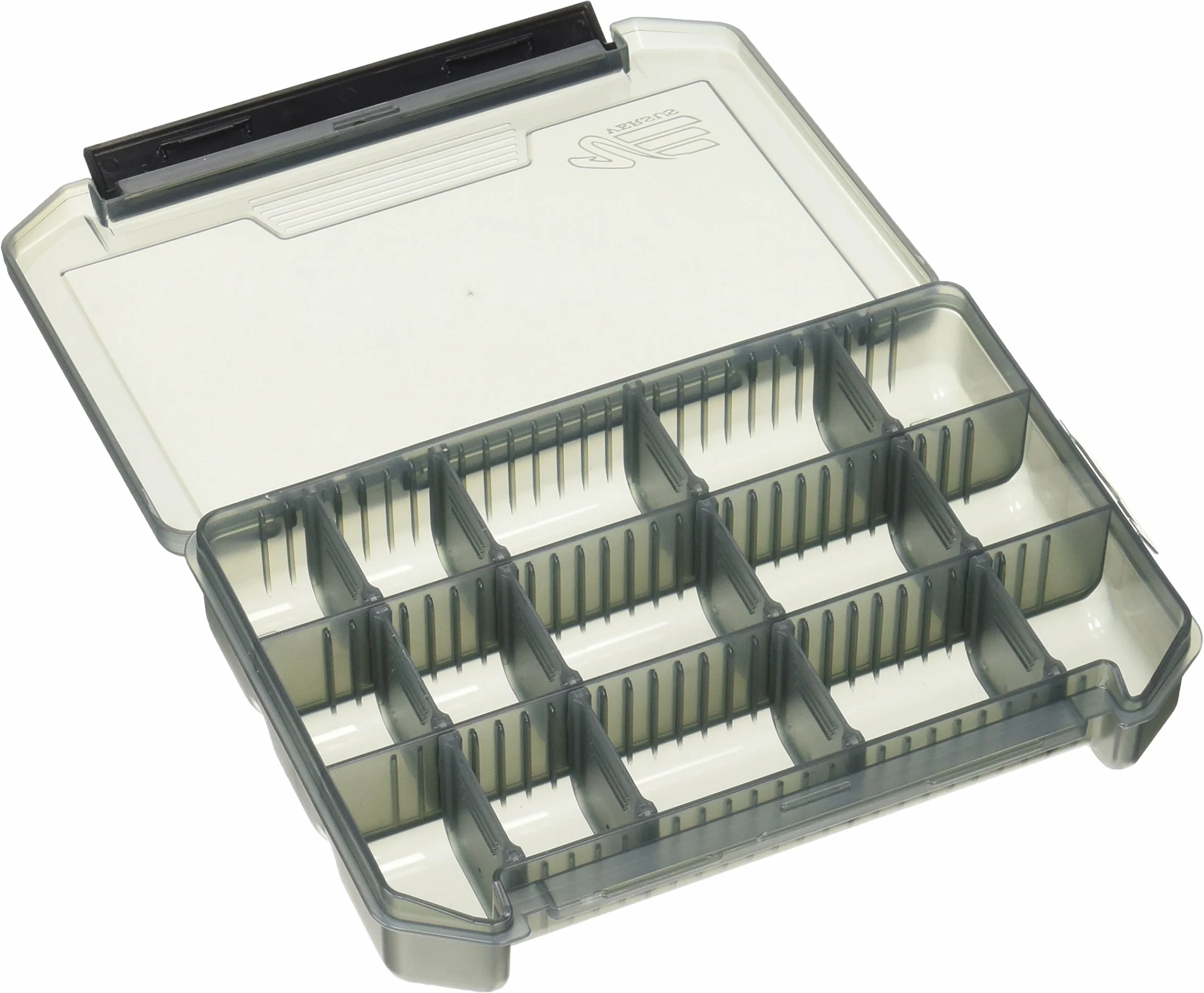 MEIHO Tackle Box VS-3010ND 205 x 145 x 40 mm Black Smoke