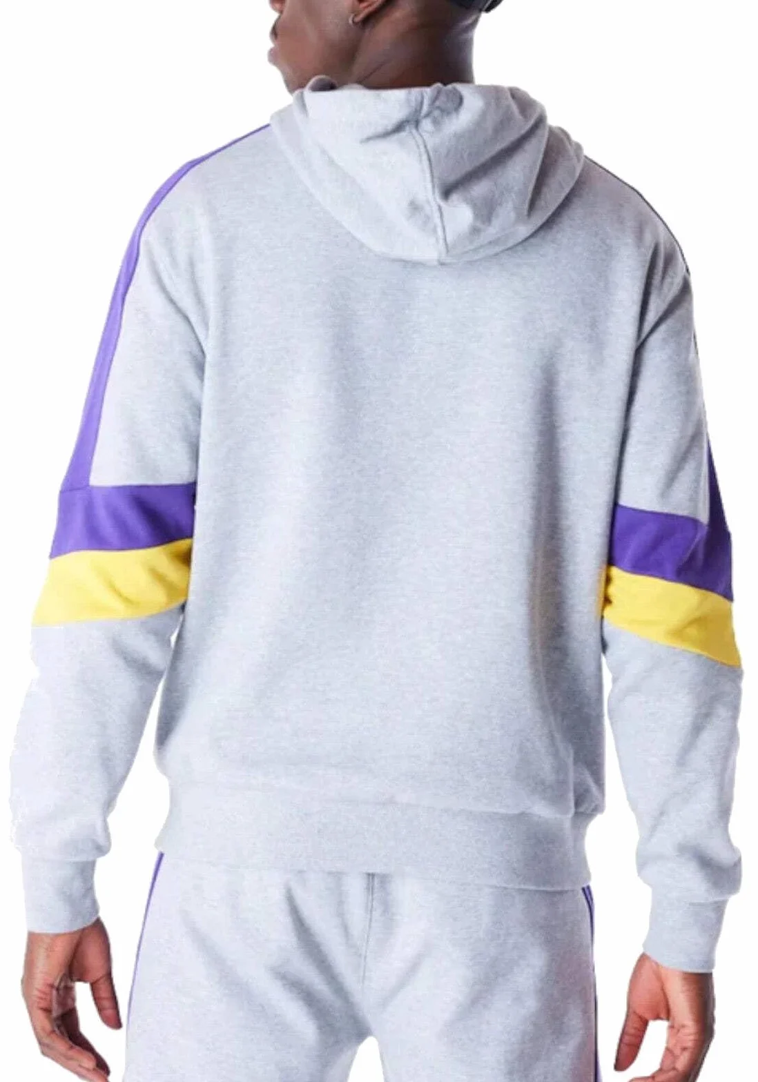 Los Angeles Lakers Hooded Pullover Felpa con Cappuccio Unisex Adulto