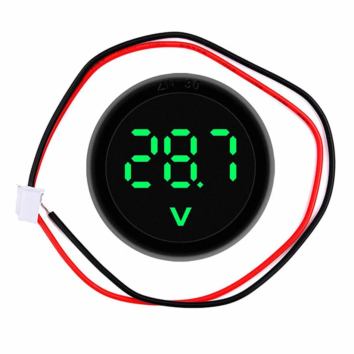 POFET 2PCS DC voltmetro Batteria Monitor Display Digitale voltmetro DC4-100V per Auto Moto SUV ATV Marine