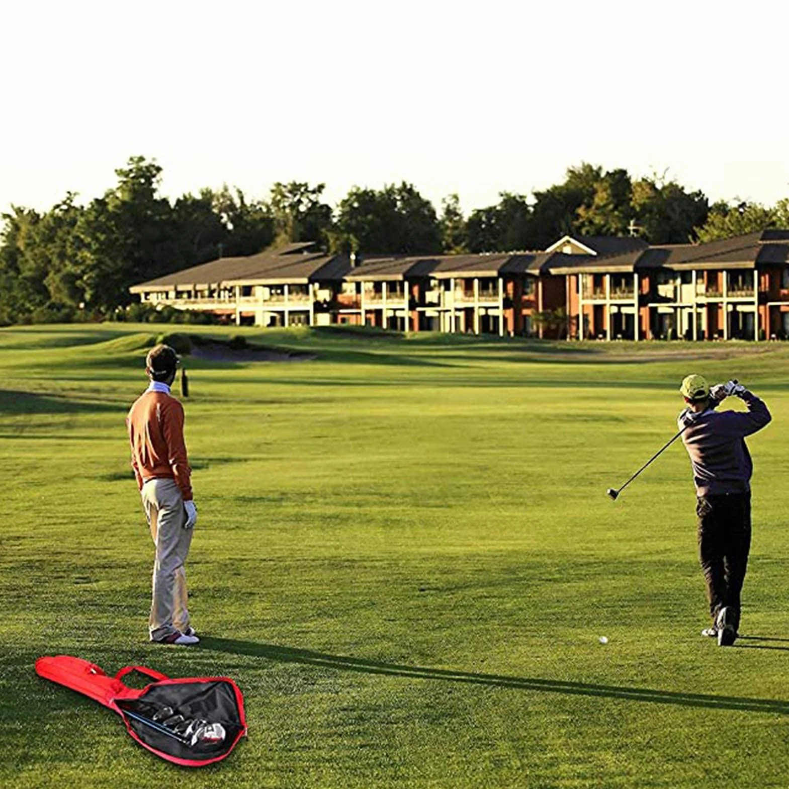 Custodia Da Golf Pieghevole Impermeabile Sacca Portatile Con Tracolla Staccabile