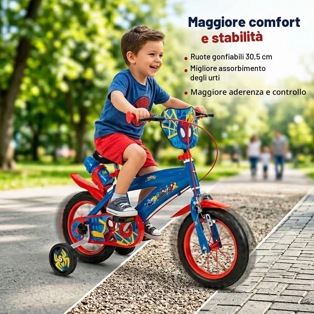 TOIMSA Bicicletta 12" Spiderman Huffy
