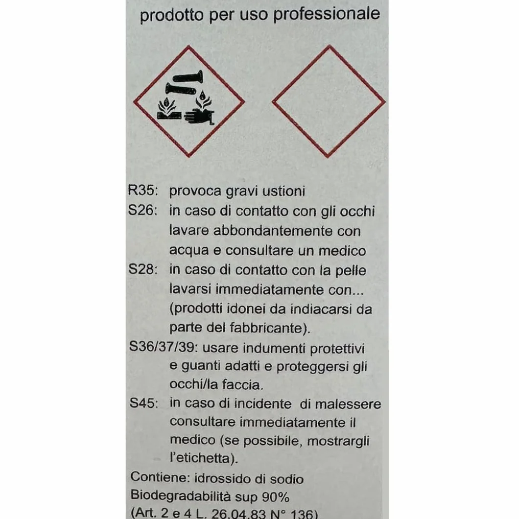 SGRASS 2 DA 5 KG MULTIUSO BI COMPONENTE SGRASSANTE LAVA MOTORI OFFICINE LAVAGGIO