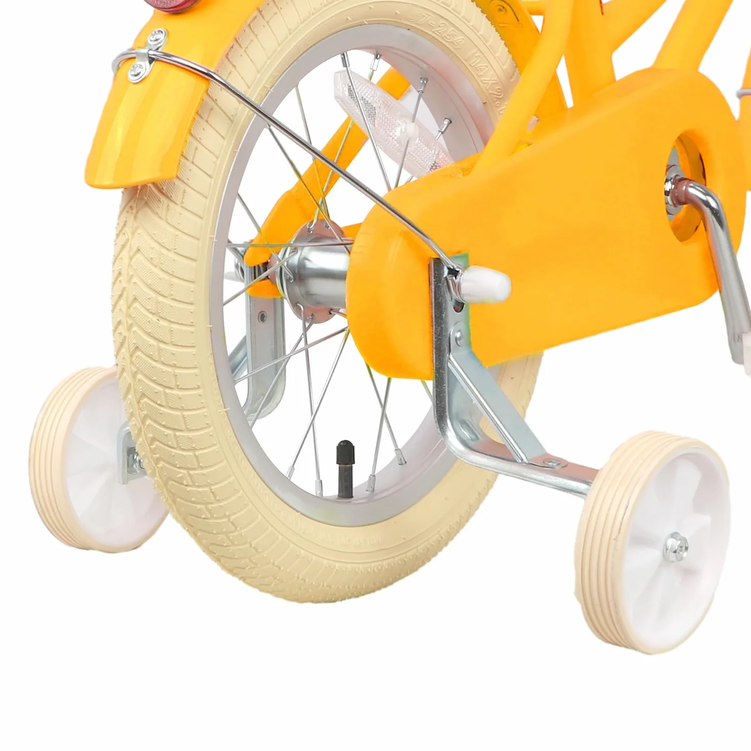 Bicicletta per bambine con cestino 12-20 pollici con campanello e stabilizzatori