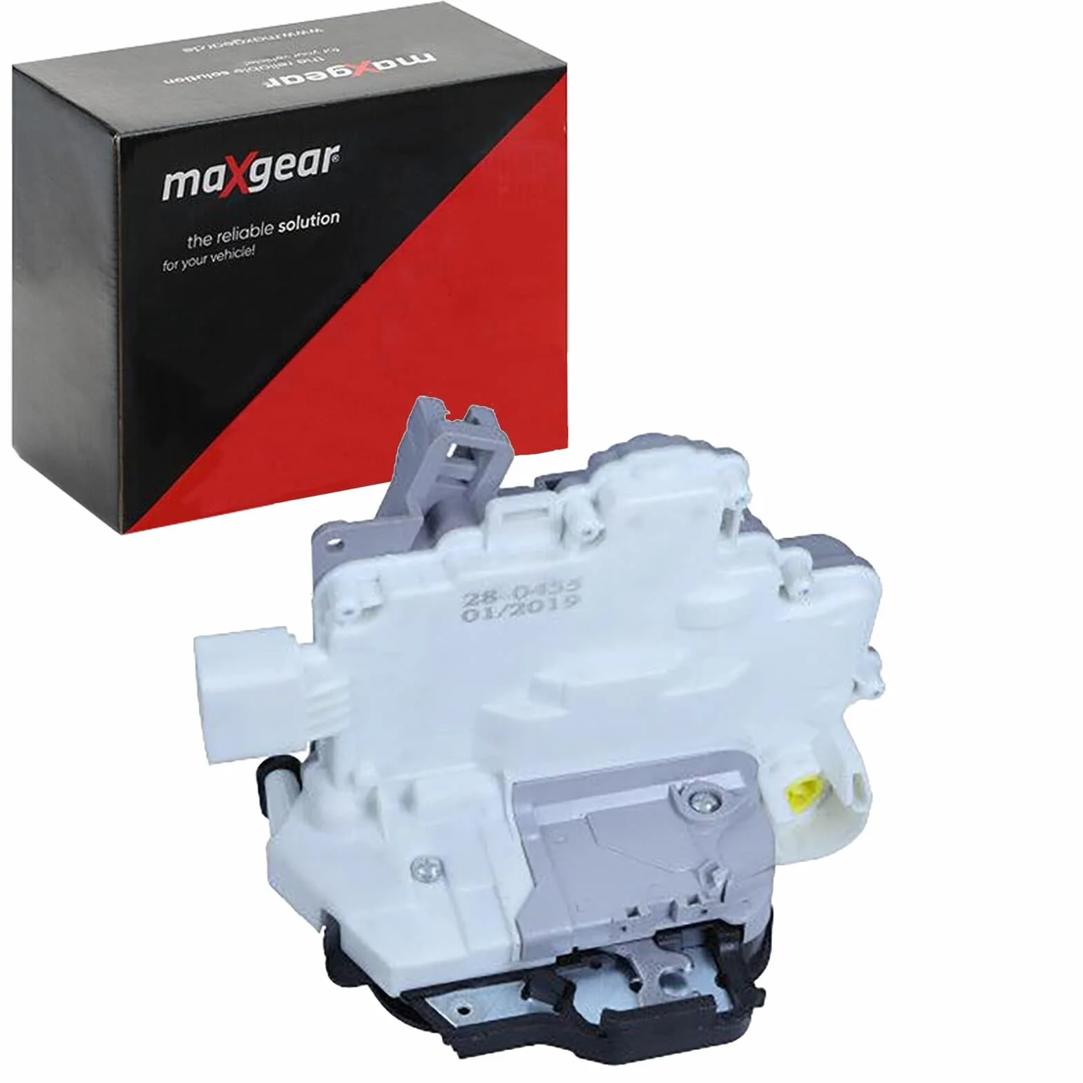 MAXGEAR Serratura sportello ANTERIORE SX LATO CONDUCENTE con chiusura centralizzata Numero di contatti a spina: 9 Compatibilità con AUDI A3 Sportback 8PA 28-0455