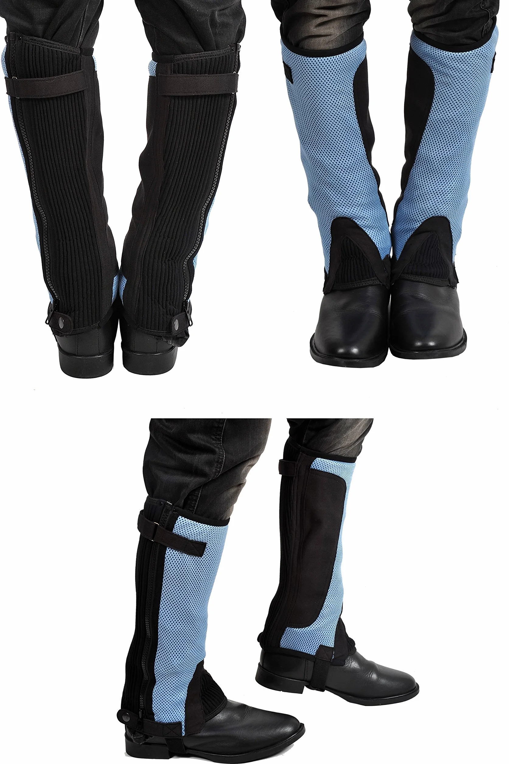 Reiterchaps Mesh Mit Synthetischen Amara Mini Chaps Ghette da equitazione Unisex Adulto