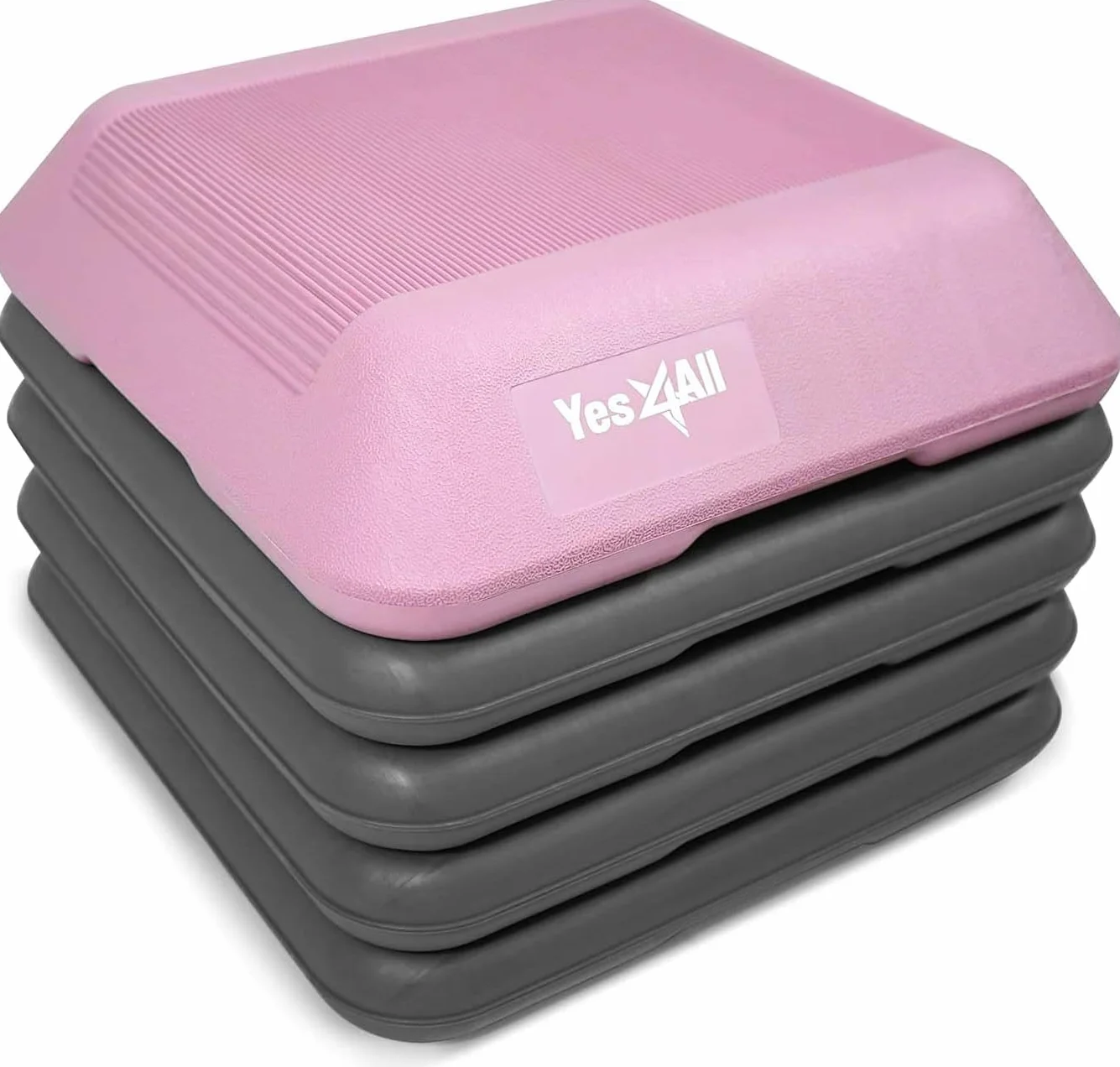 Yes4All Step Aerobica Aerobic Stepboard 3 Gradini Regolabili Altezza 10cm 15cm 20cm Stepper Fitness