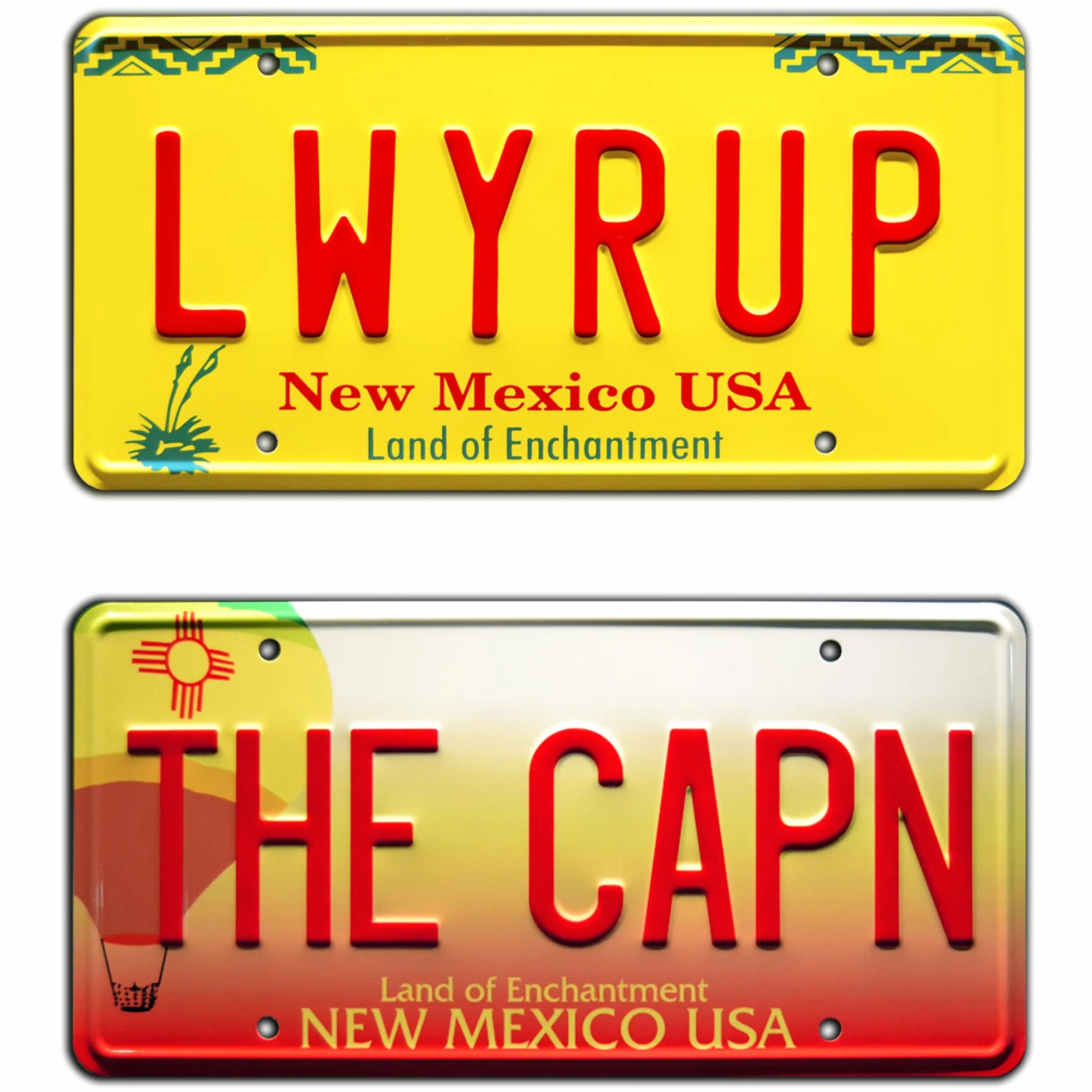 Breaking Bad | THE CAPN + LWYRUP | Metal Stamped License Plates