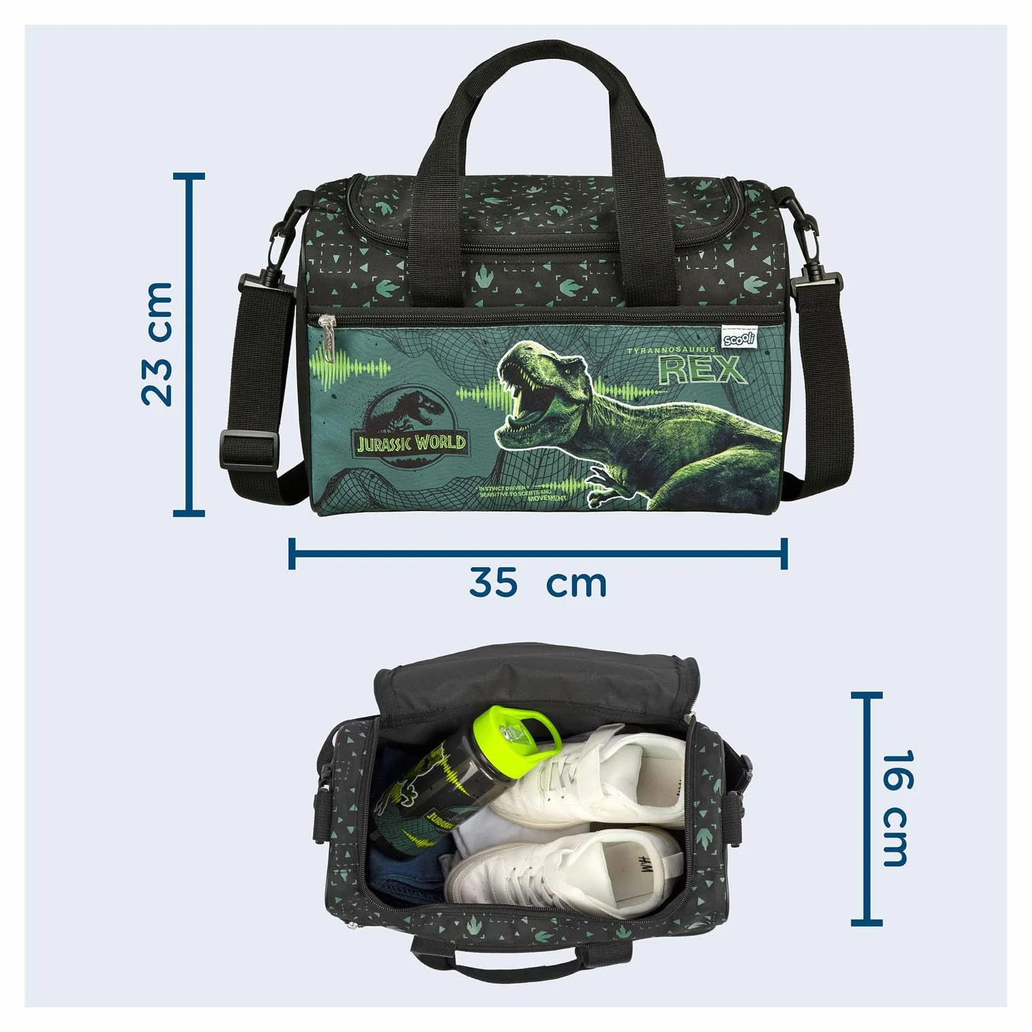 Scooli Sporttasche Borsa Palestra Unisex Bambini Ragazzi