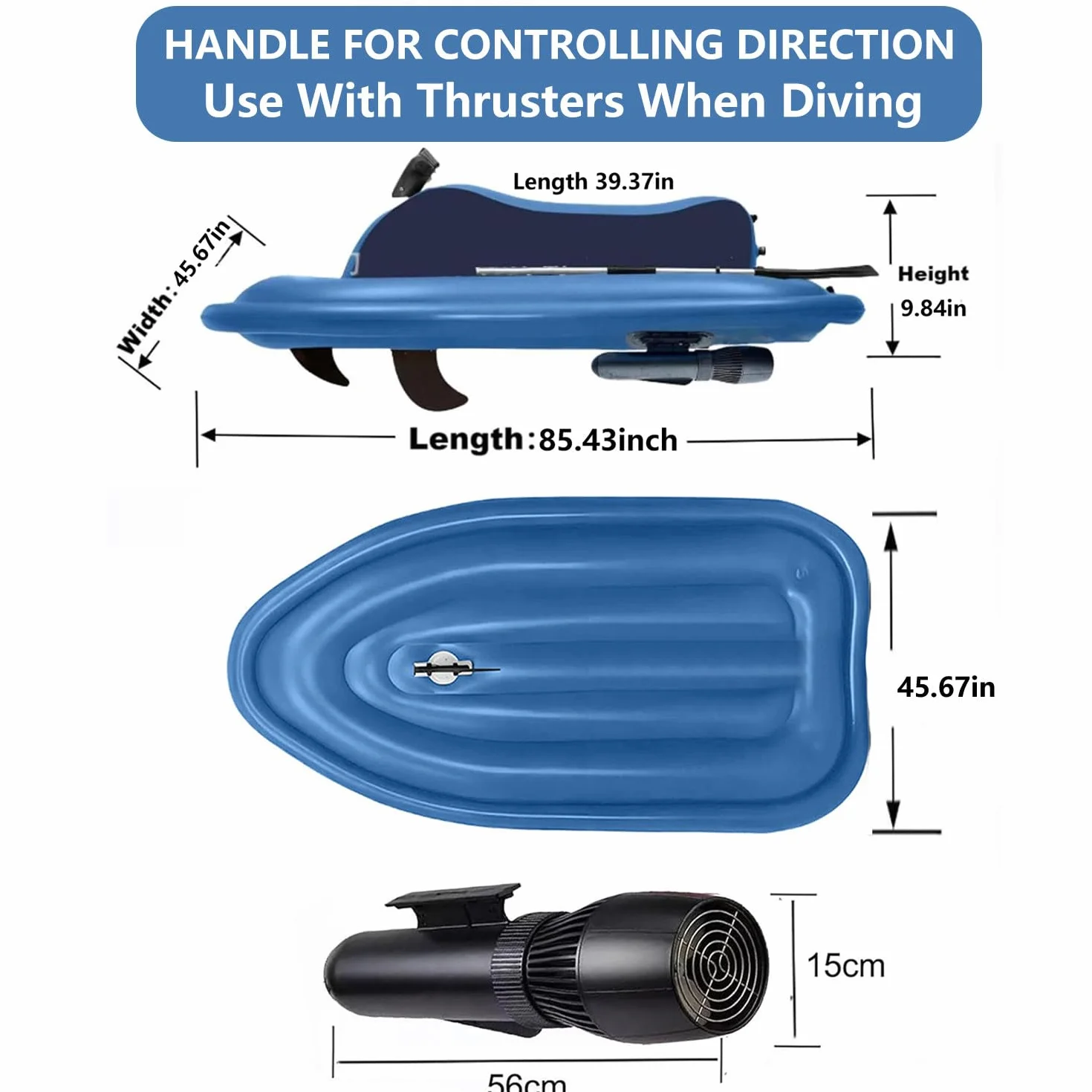 Rush Wave Surf Boat Jet Ski Set 700W 16000mAh 330 libbre Sport Acquatici Piscina Mare