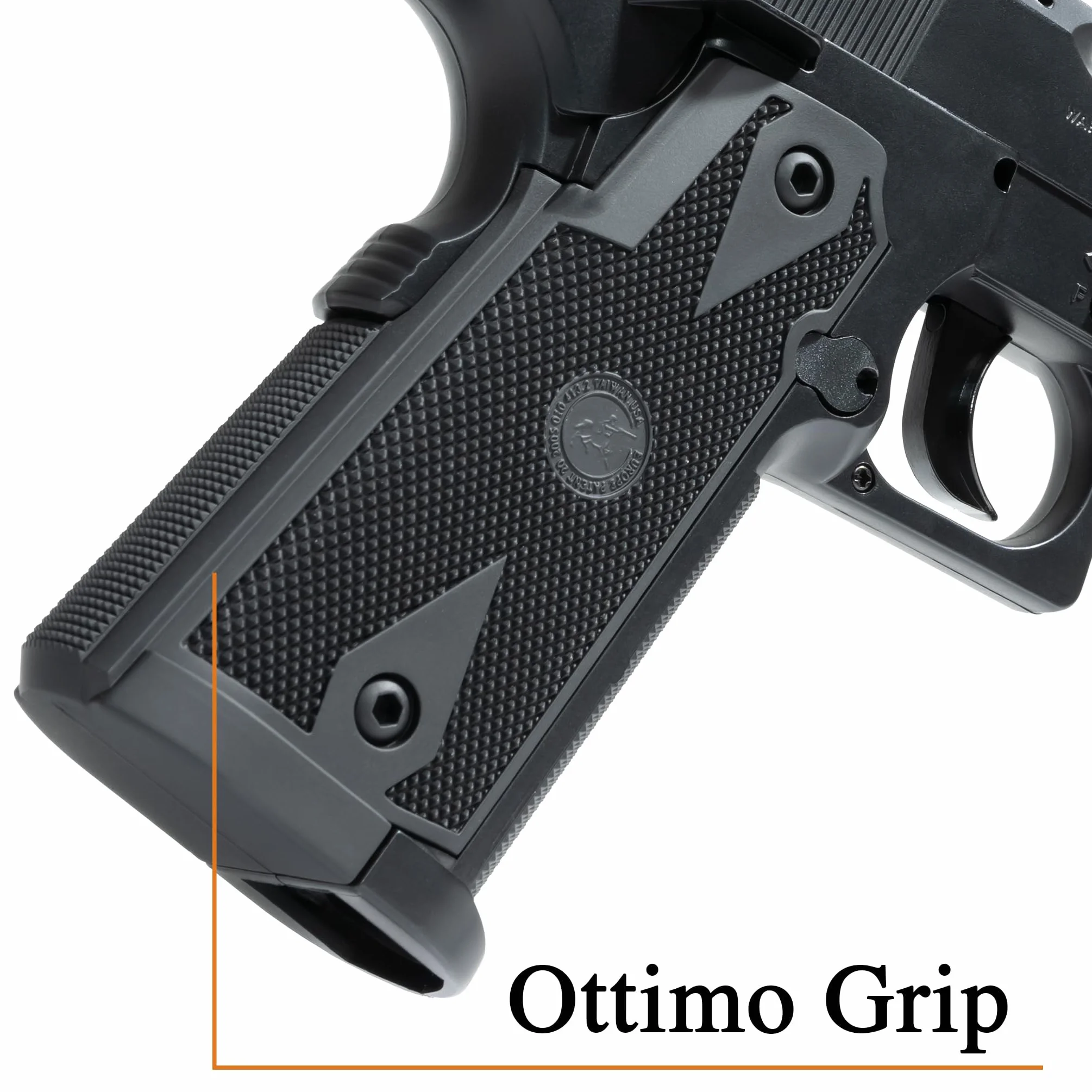 Pistola Softair 1911 Co2 Bundle Completo 5 bombolette 1000 Pallini 6mm nero 0,8 joule