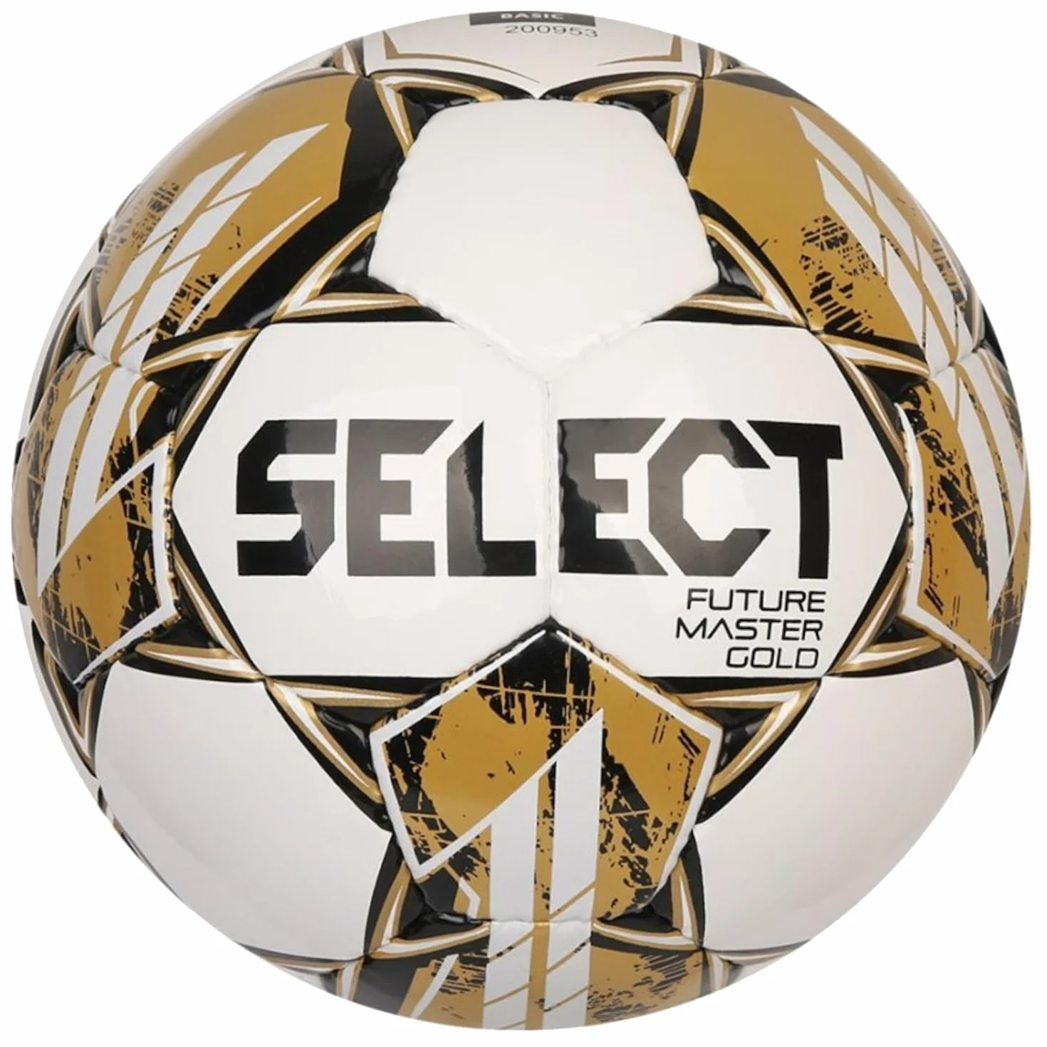Select Futsal Master Gold FIFA Basic Ball Master WHT-Gold, Unisex Football, Bianco, 4 EU