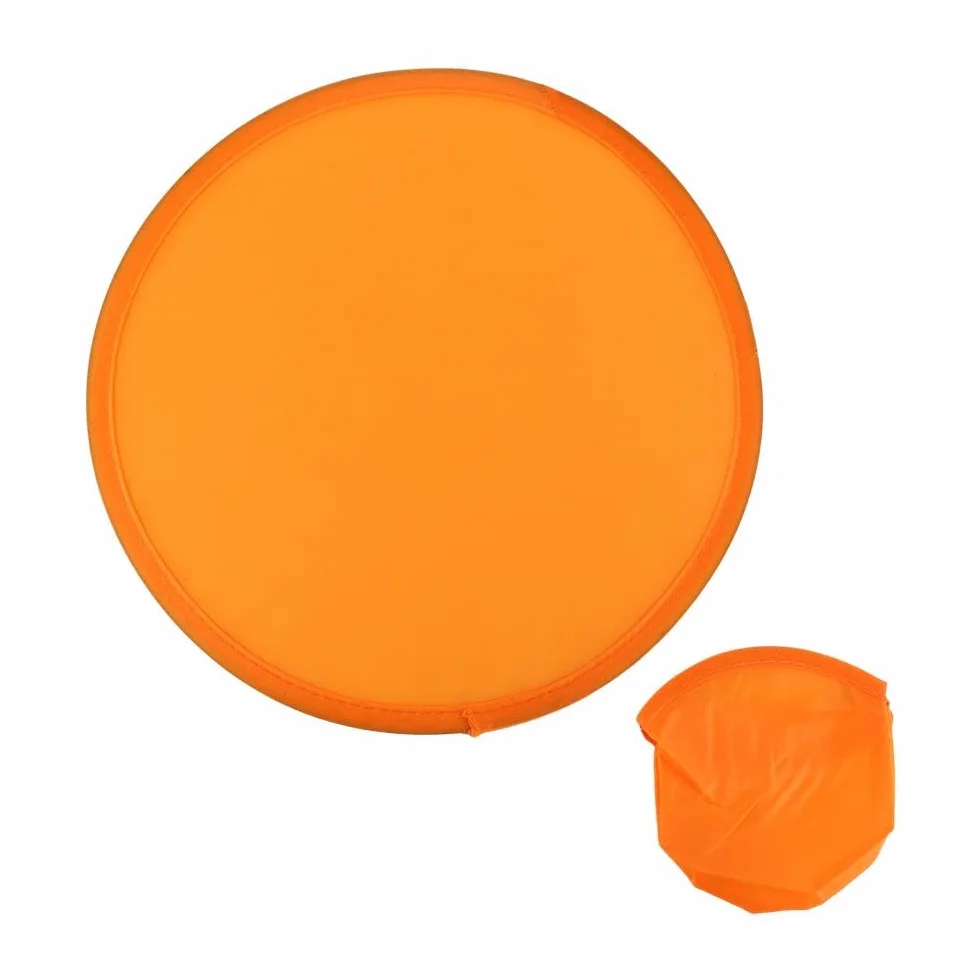 Ventagli pieghevoli in nylon per esterni estivi con tasca (arancione)