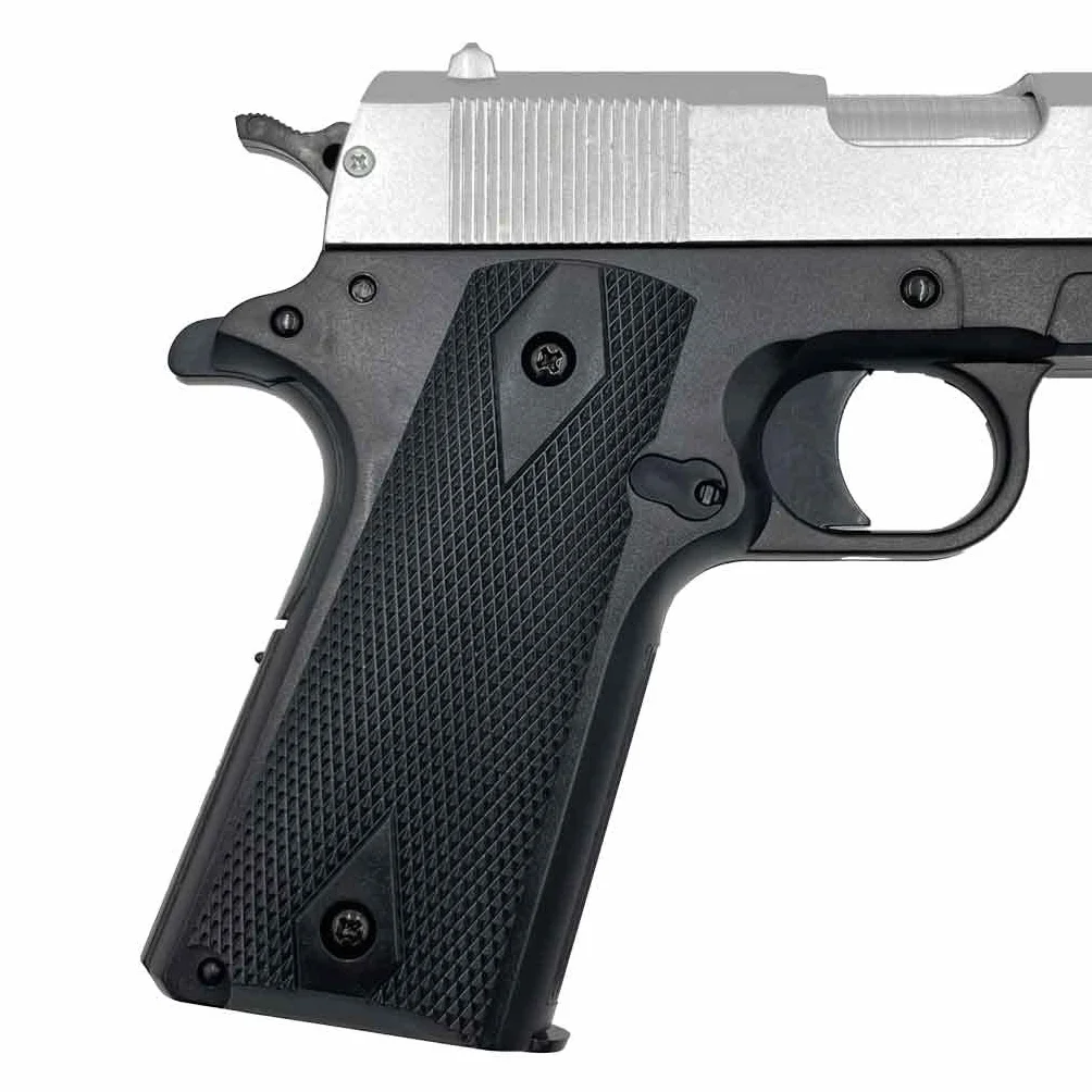 Cybergun Colt 1911 HPA Bicolore Airsoft Pistola a Molla Metallo 0,5 J Nero/Argento