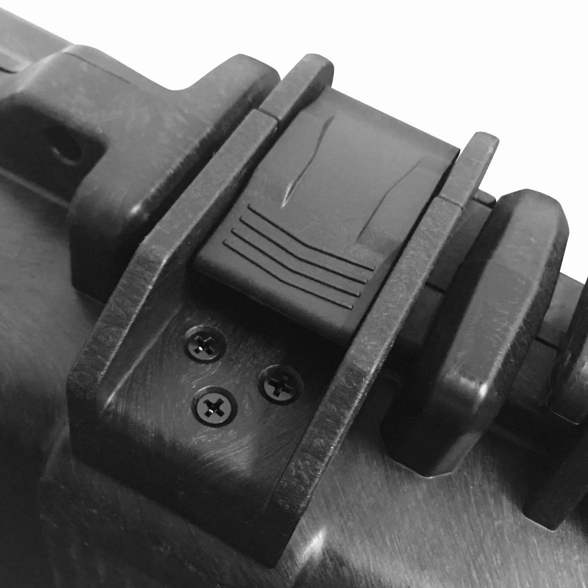 Merdia Custodie Dure per Fucili Custodia rigida per fucile ultra protettivo di alta precisione nera, resistente agli agenti atmosferici, con custodia pretagliata a pistola per schiuma intensiva
