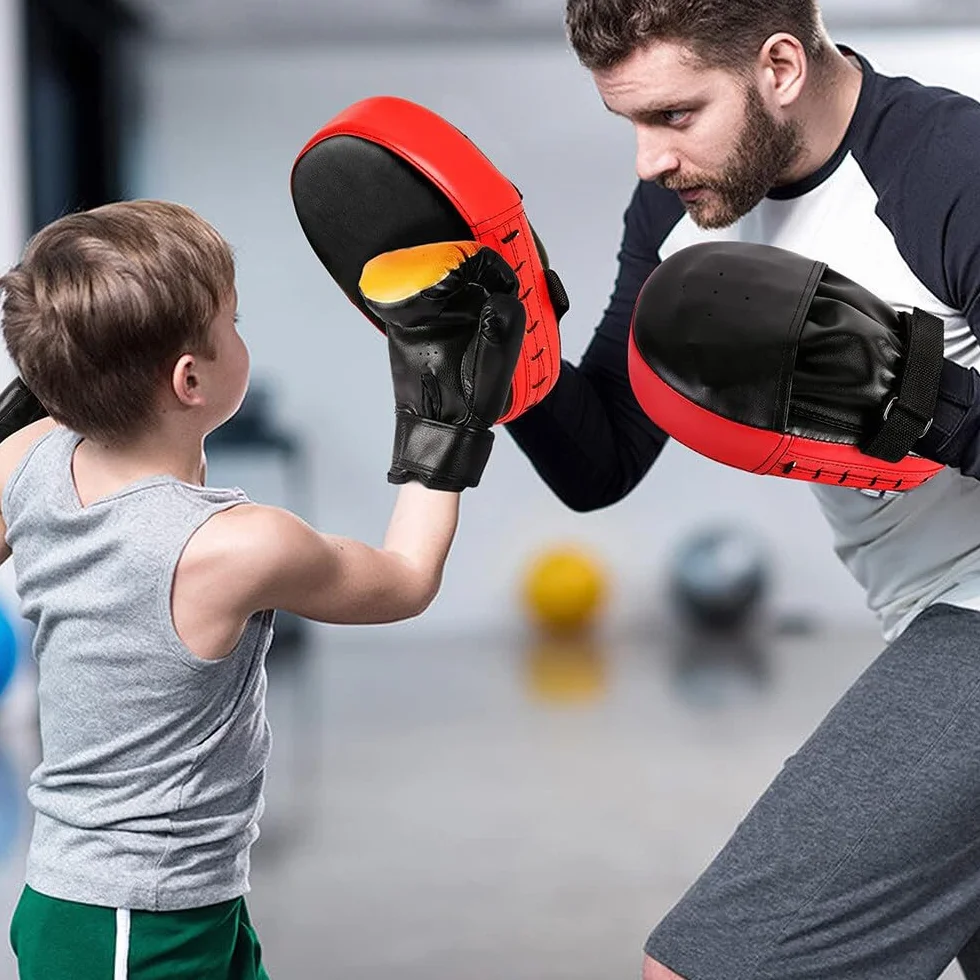 Guantoni da Boxe per Bambini PU 3-12 Anni Allenamento