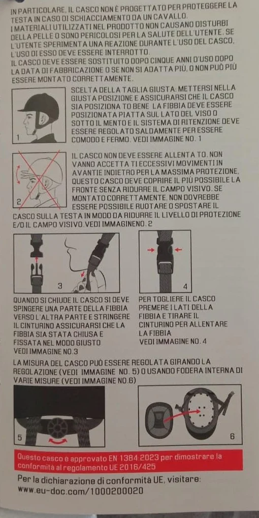 Cap Saturno equitazione Nero M (55/57)