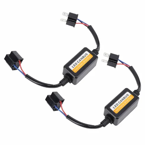 Decodificatore CanBus LED per Fari H4 Resistenza Plug Riproduzione Antiflullenti DC 9-30V