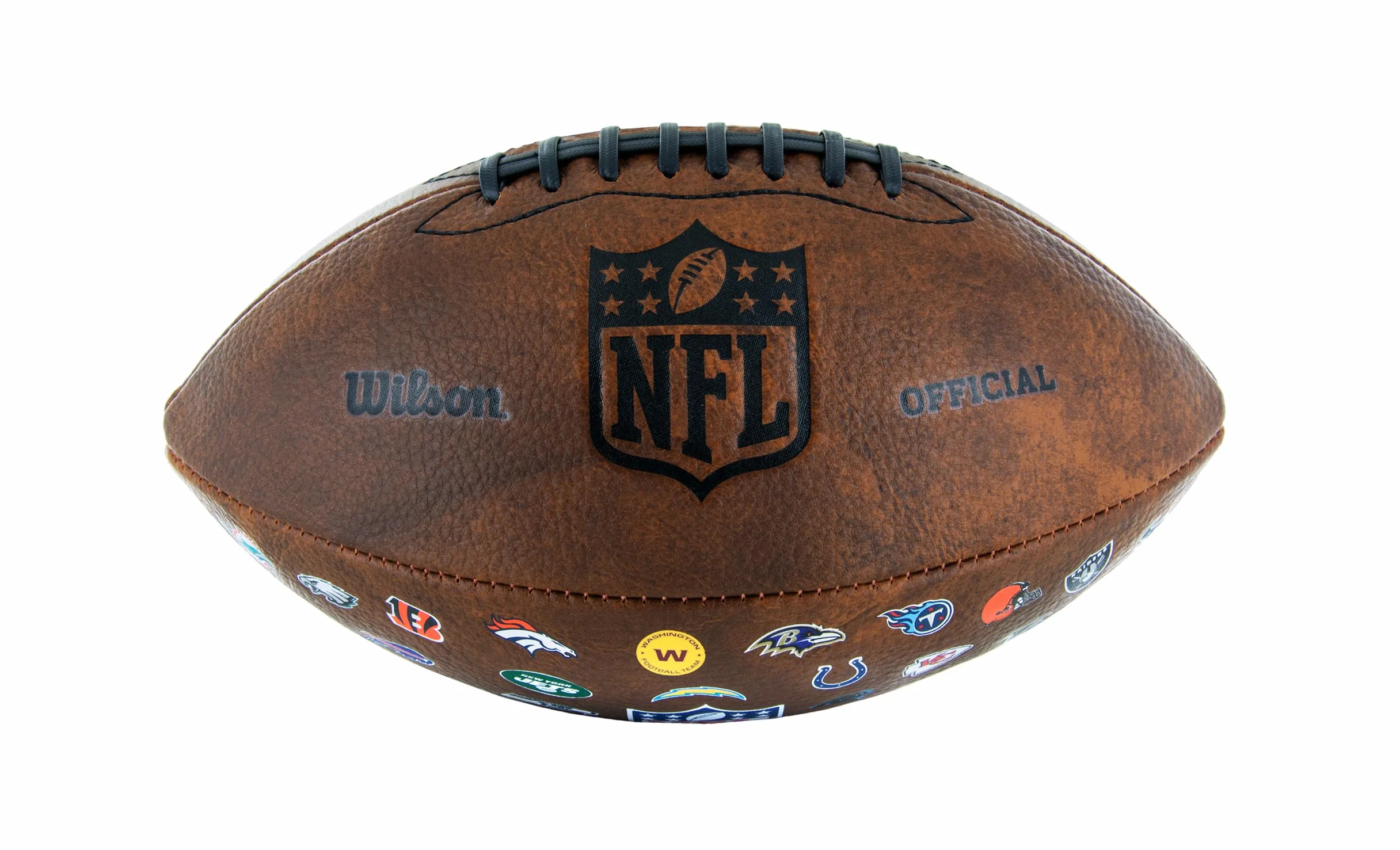 Wilson Pallone da calcio NFL Junior 32 loghi squadre Finta pelle