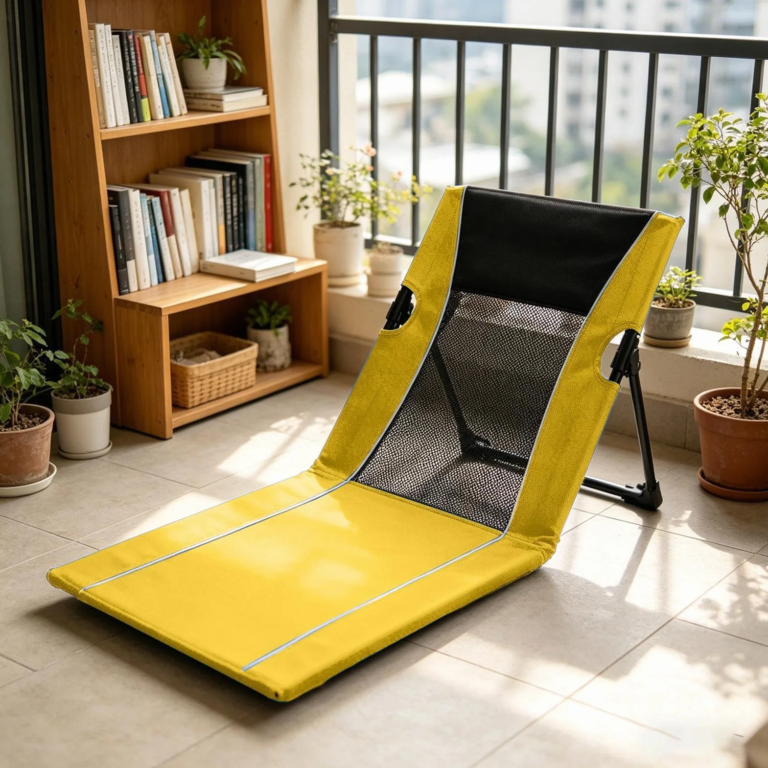 Generico Sedia Da Spiaggia Portatile Pieghevole Robusta Sedie Lounge Per Piscina