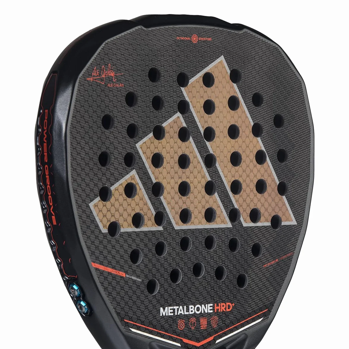 adidas Metalbone HRD+ 2026 Racchetta da paddle nera