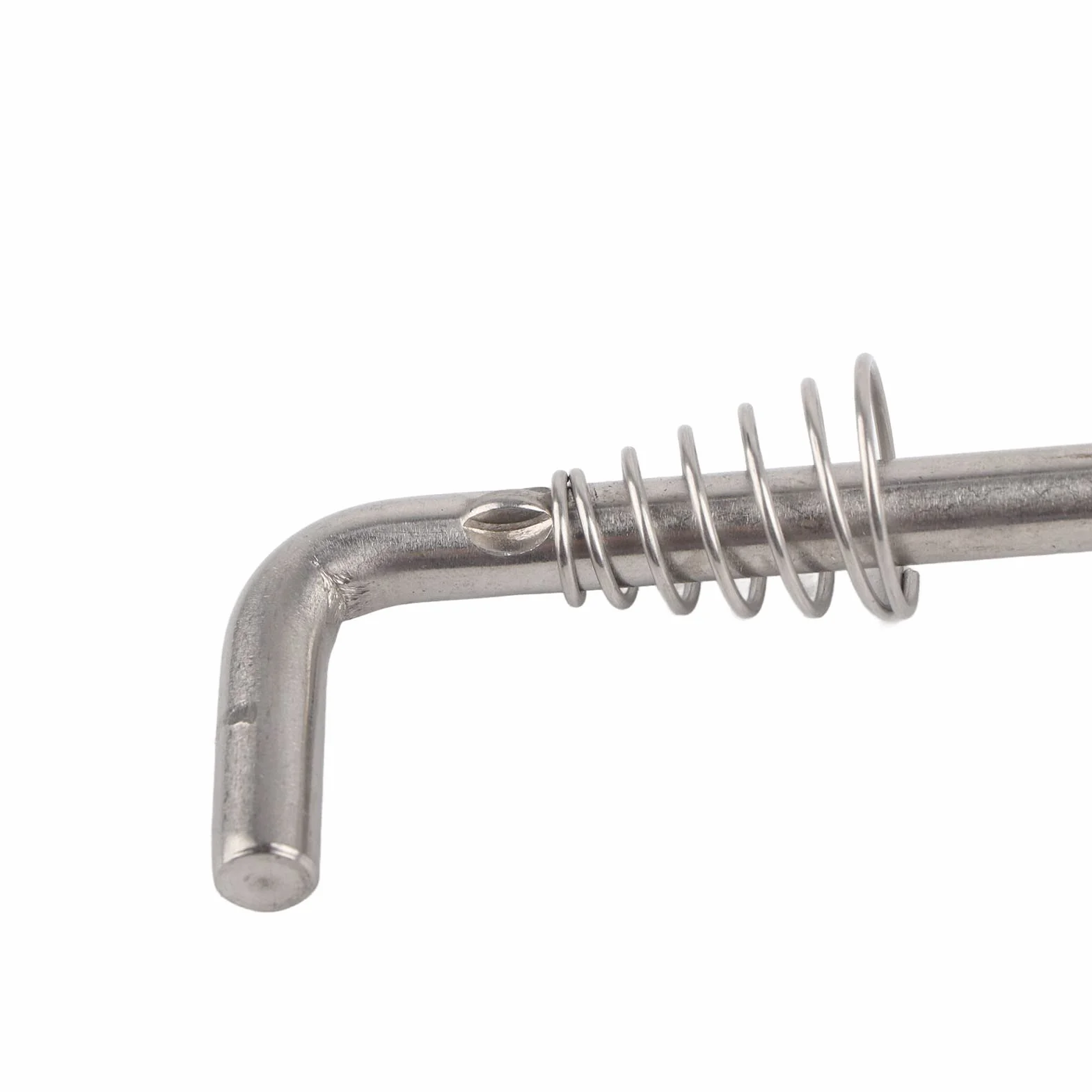 Asta di Spinta Inclinabile in Acciaio Inossidabile con Molla, Ricambio per Motore Fuoribordo 9.8-18HP