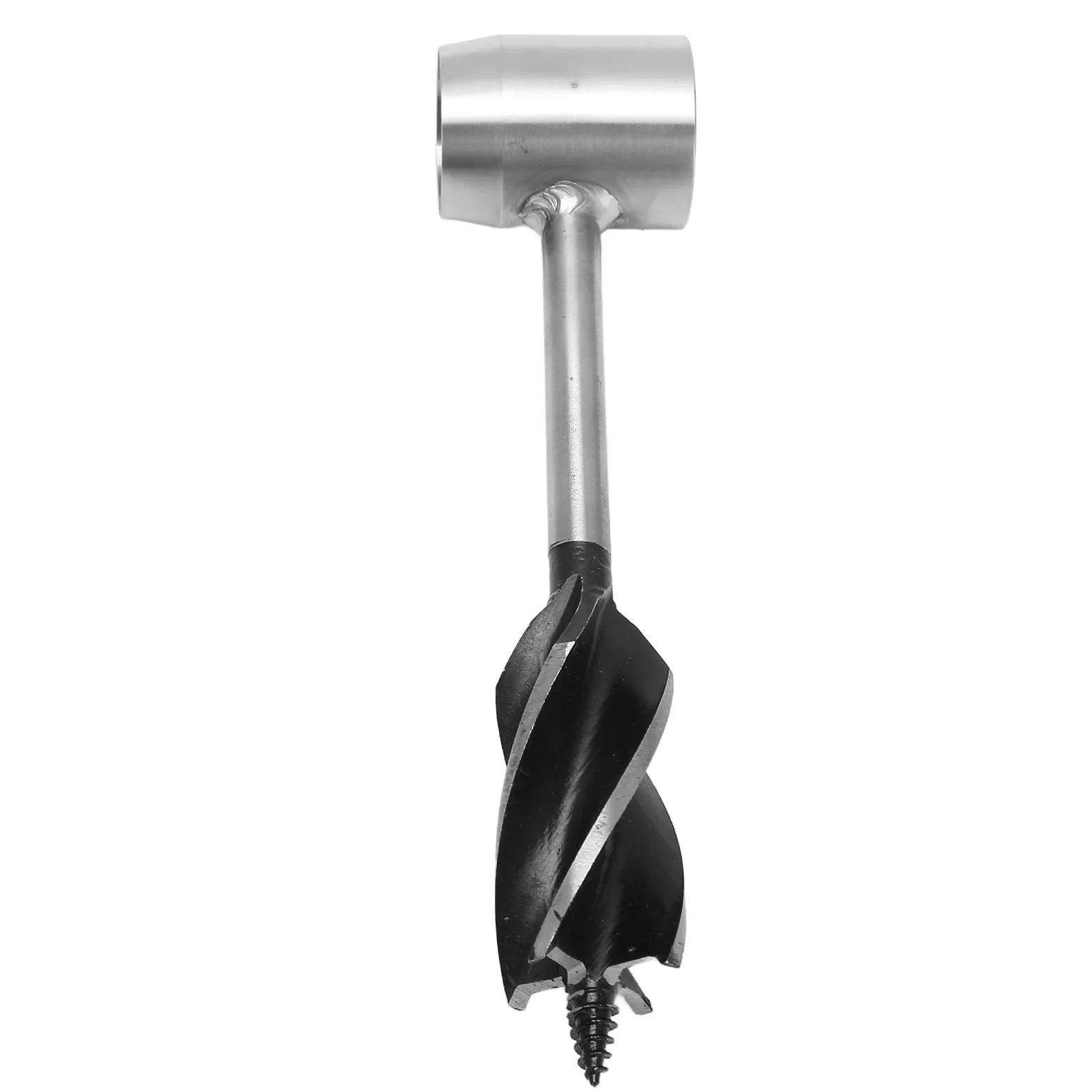 Trivella Manuale Multiuso Bushcraft Auger in Acciaio Al Carbonio Ad Alta Durezza con in Pelle PU per Campeggio