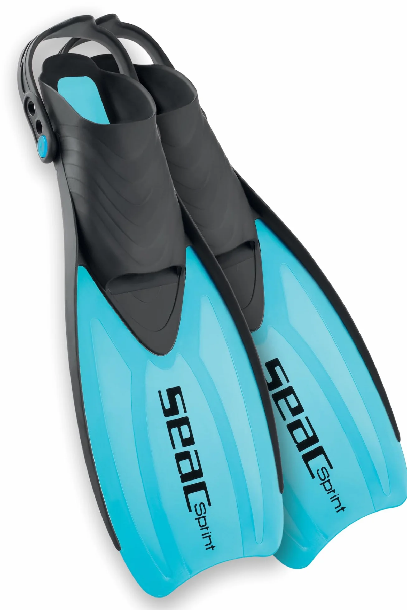 SEAC Sprint Pinne da Snorkeling Regolabili con Cinghiolo Elastico Bambini
