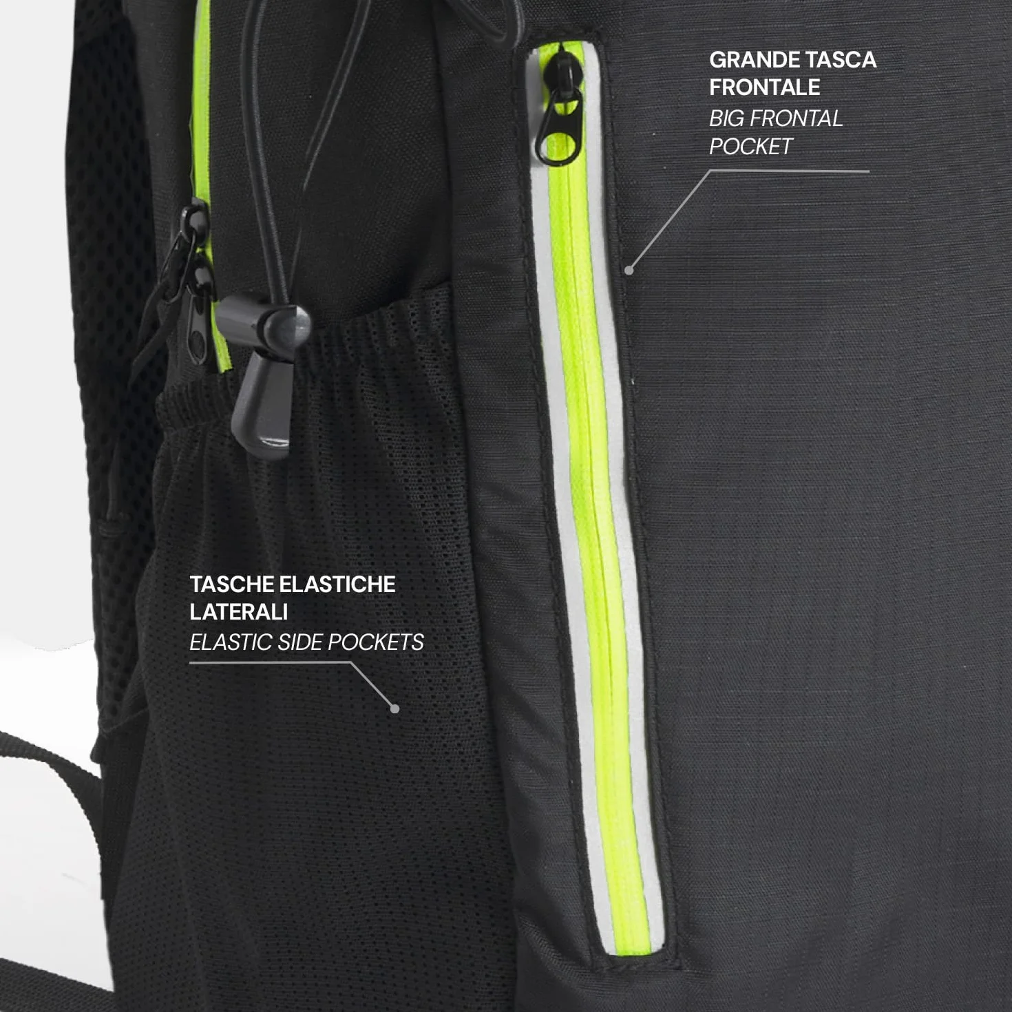 PERLETTI Zaino 10 Litri Impermeabile Trekking Montagna Super Leggero Capiente 39x22x12 cm