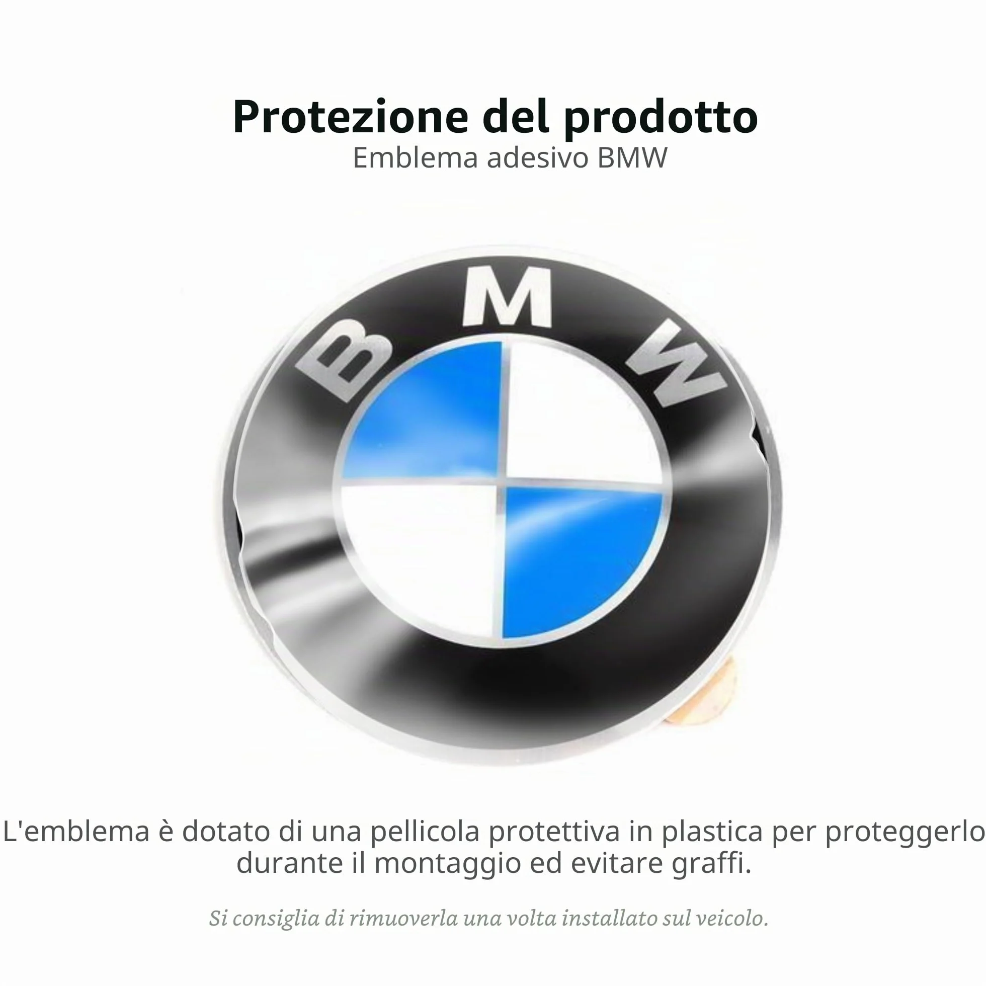 BMW Logo per Cerchioni 70 mm Autoadesivo 1 szt.