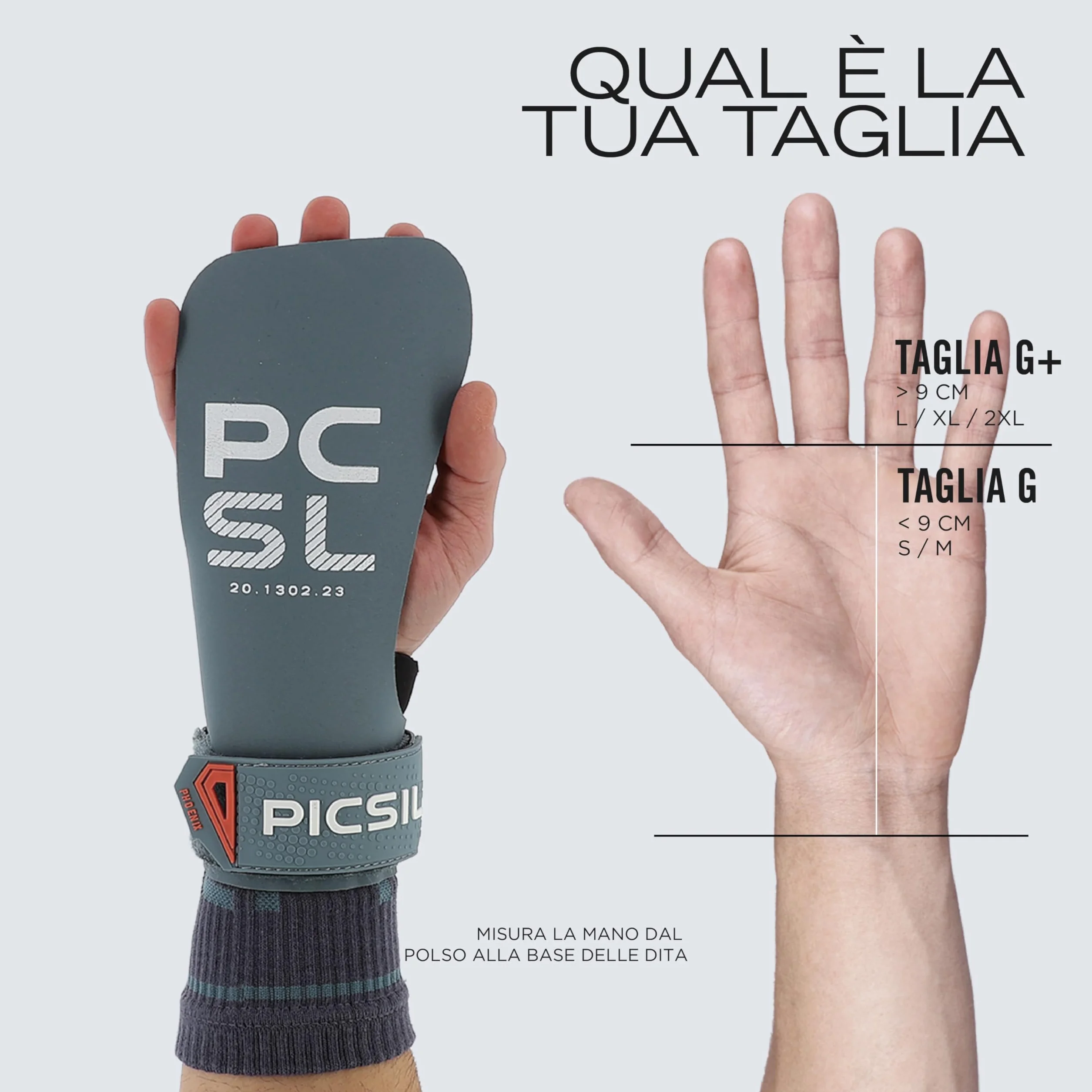 PICSIL Paracalli Phoenix Grips per Cross Training Calisthenics