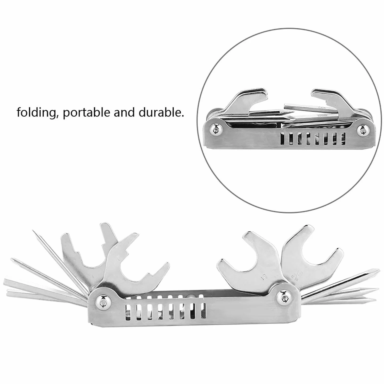 Kit di Attrezzi da Sub, 8 in 1 Strumento da Immersione Portatile Pieghevole Pregevole fattura Affidabile Pratico Mini Compatto Robusto Durevole per Immersioni subacquee,immersione